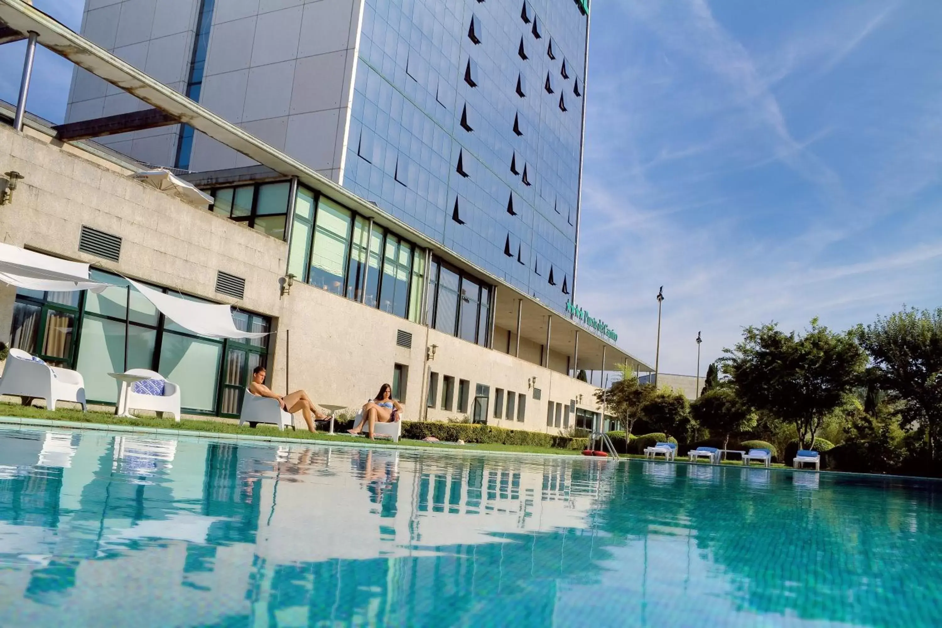 Swimming pool in Oca Puerta del Camino Hotel Swimming pool in Oca Puerta del Camino Hotel