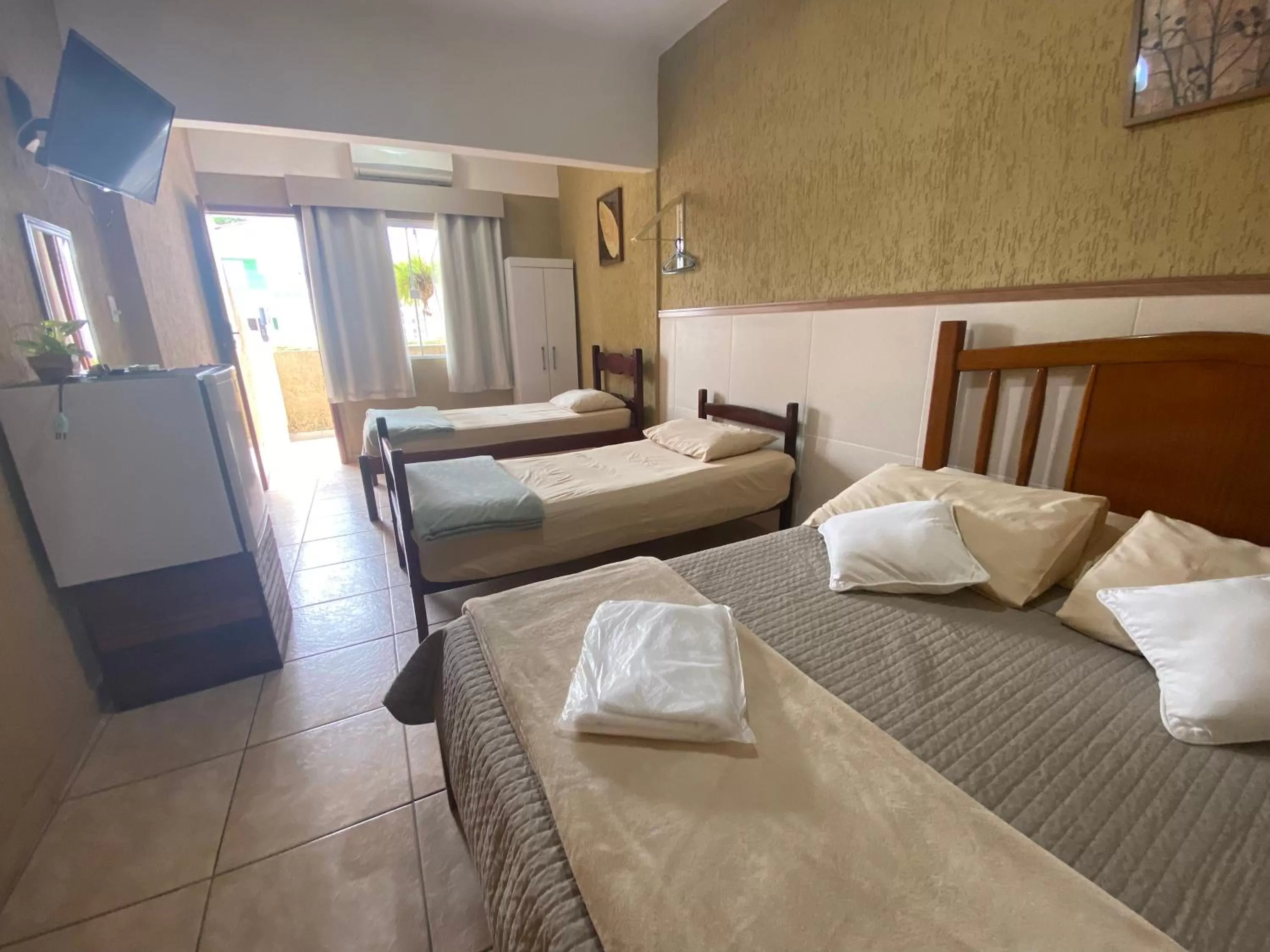 Bed in Pousada Do Pancho