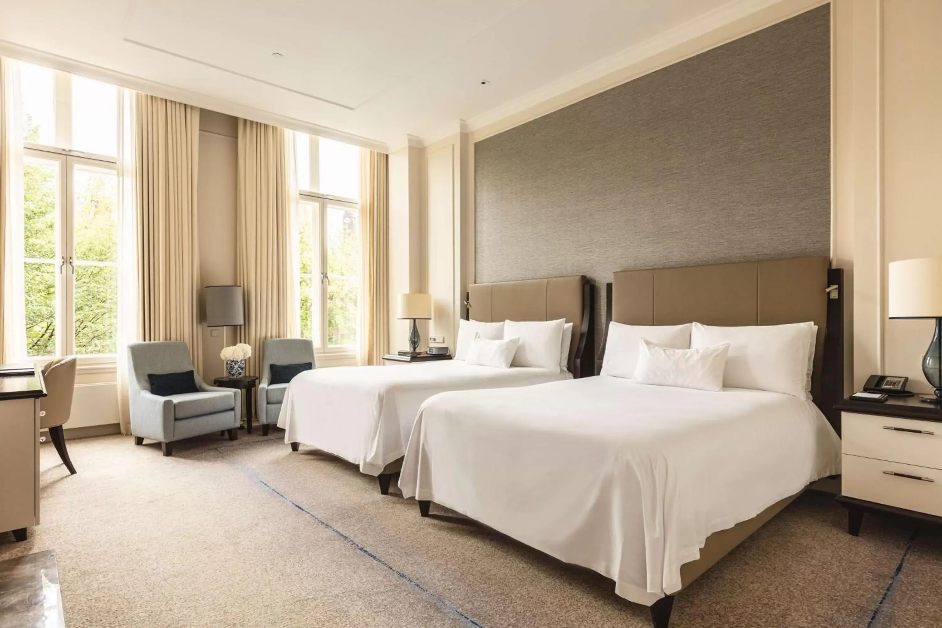 Bed in Waldorf Astoria Amsterdam