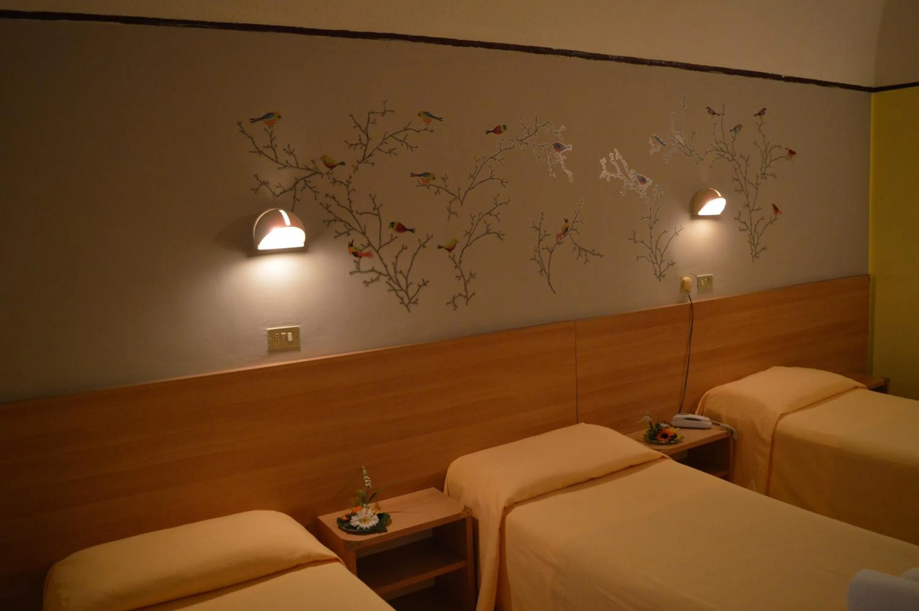 Bed in Hotel Stazione