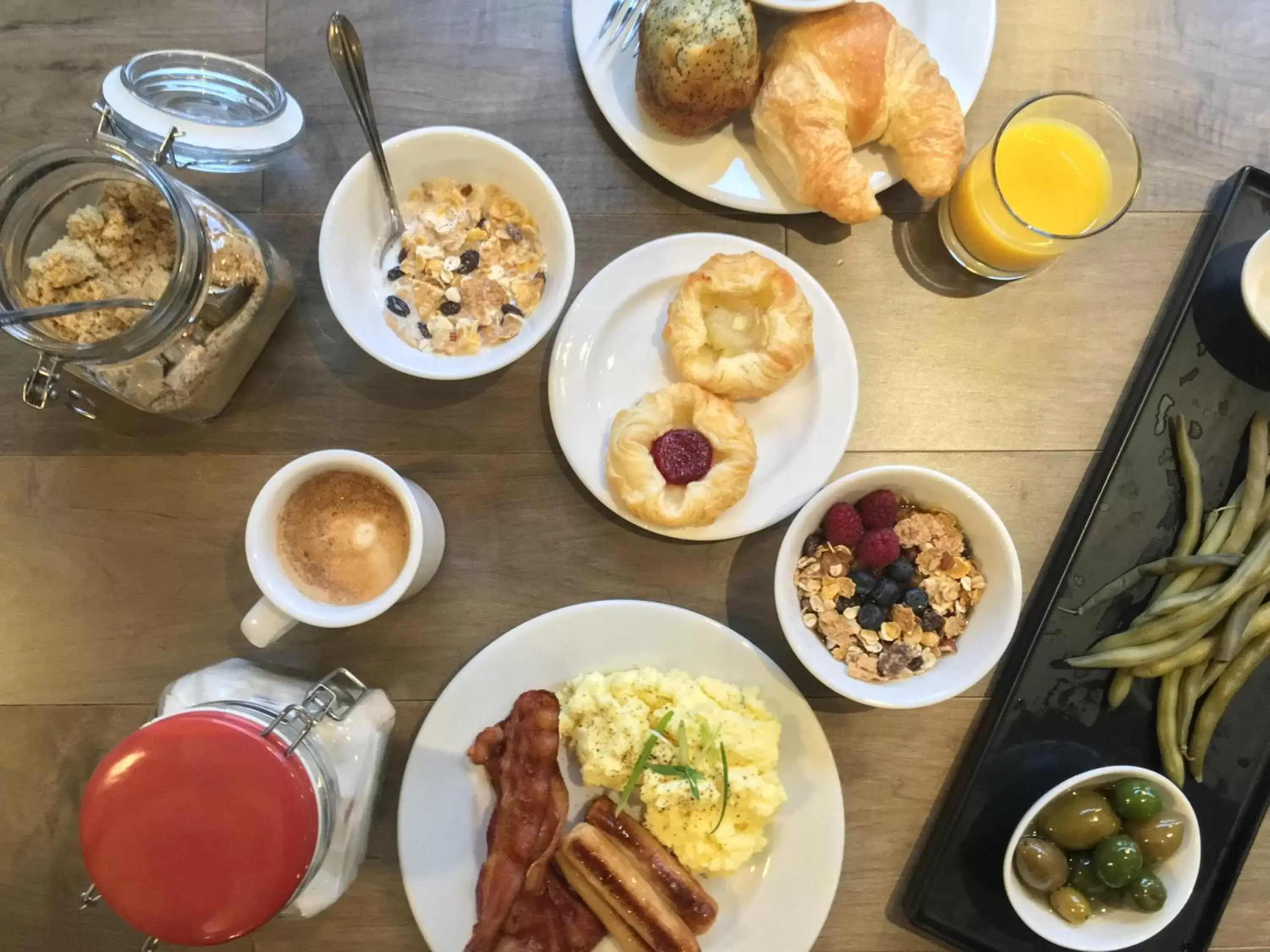Breakfast, Lunch and Dinner in Varscona Hotel on Whyte