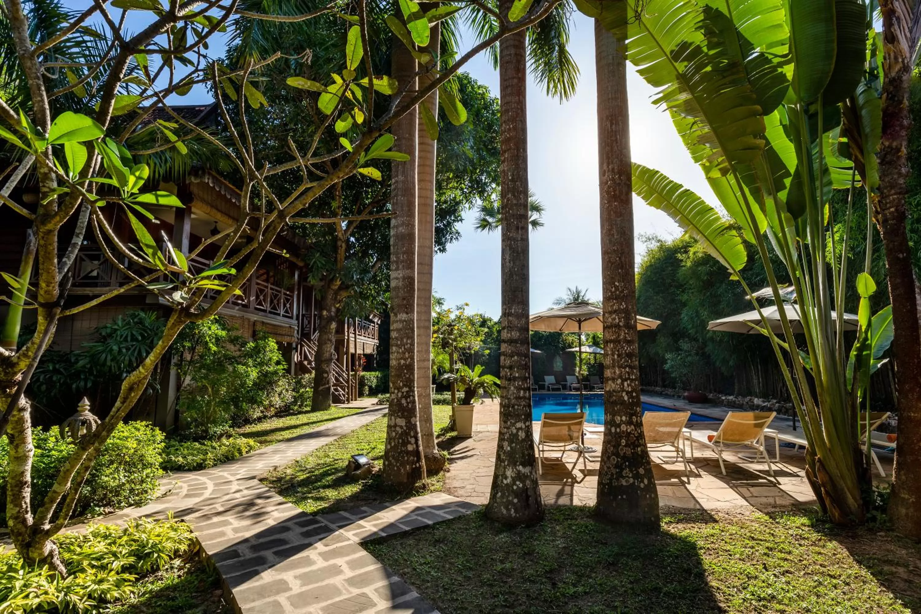 Garden in La Palmeraie D'angkor
