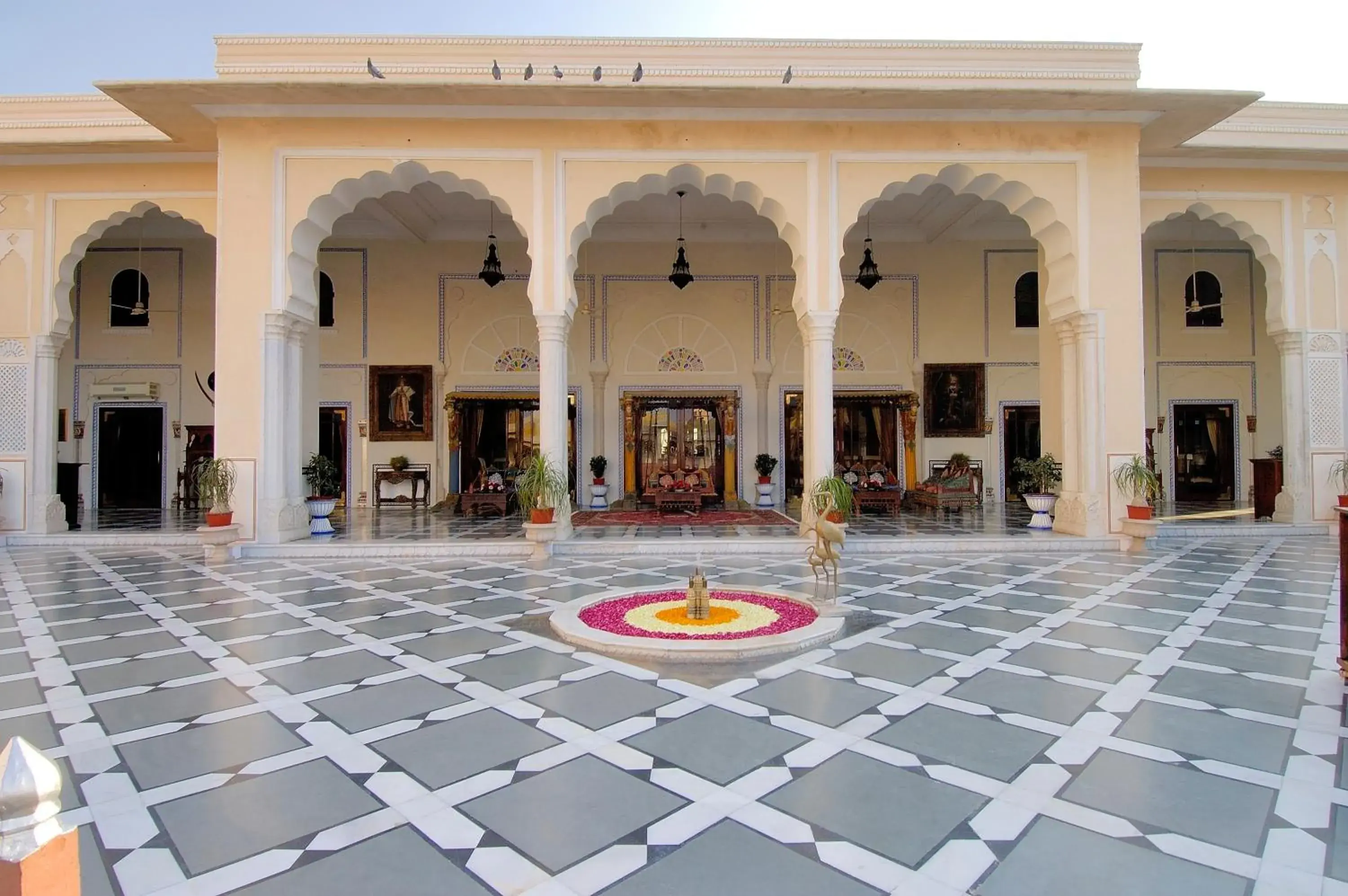 Lobby or reception in The Raj Palace (Small Luxury Hotels of the World)