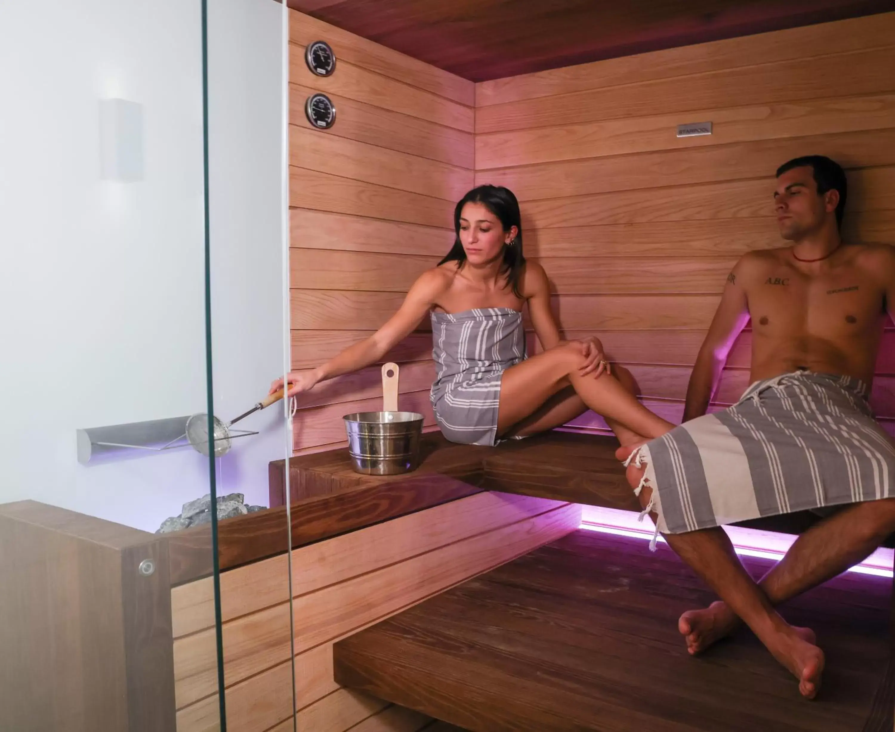 Sauna in Super G