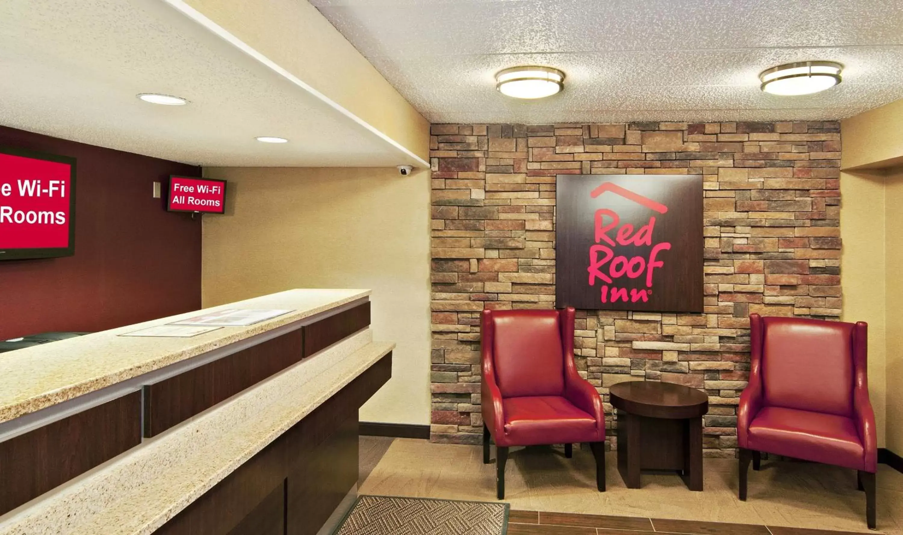 Lobby or reception, Lobby/Reception in Red Roof Inn Detroit - Farmington Hills