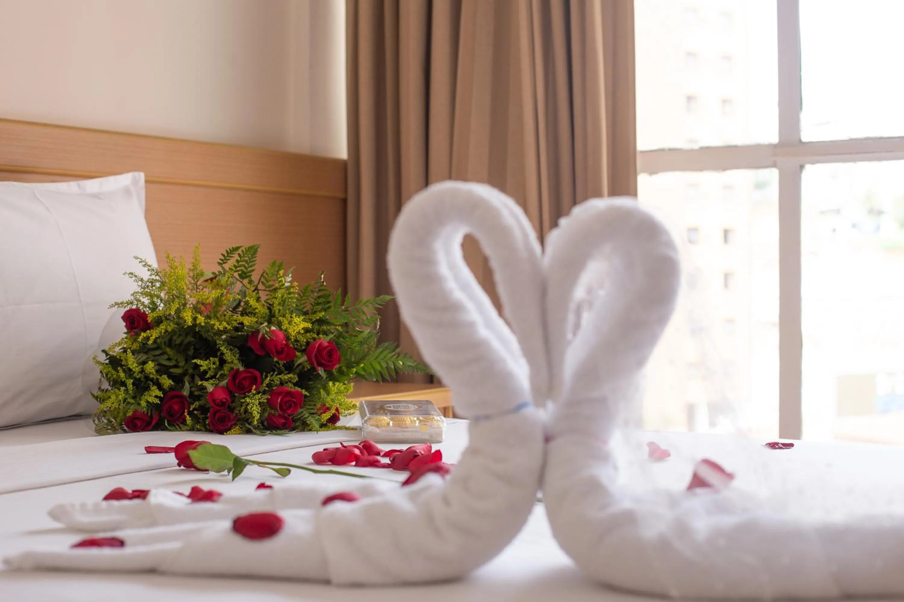 Bed in Hotel Nacional Inn Poços de Caldas - Lazer completo e Gastronomia no Centro