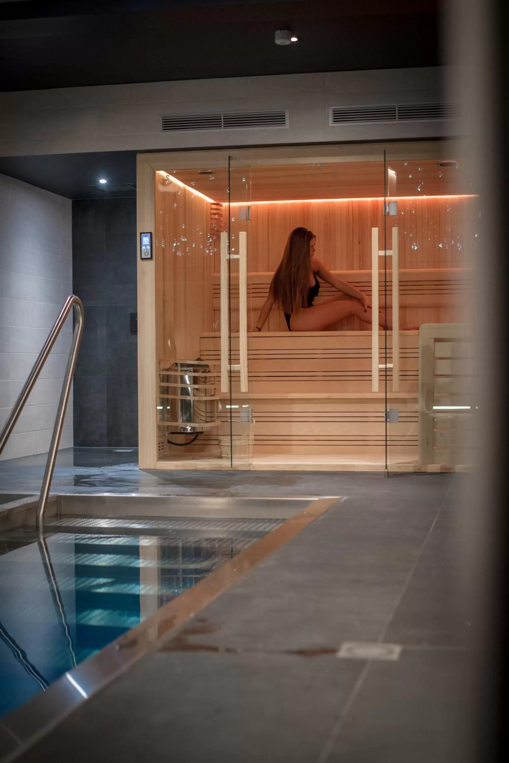 Sauna in L' Hôtel & Spa Ribeauville- Haut-Koenigsbourg