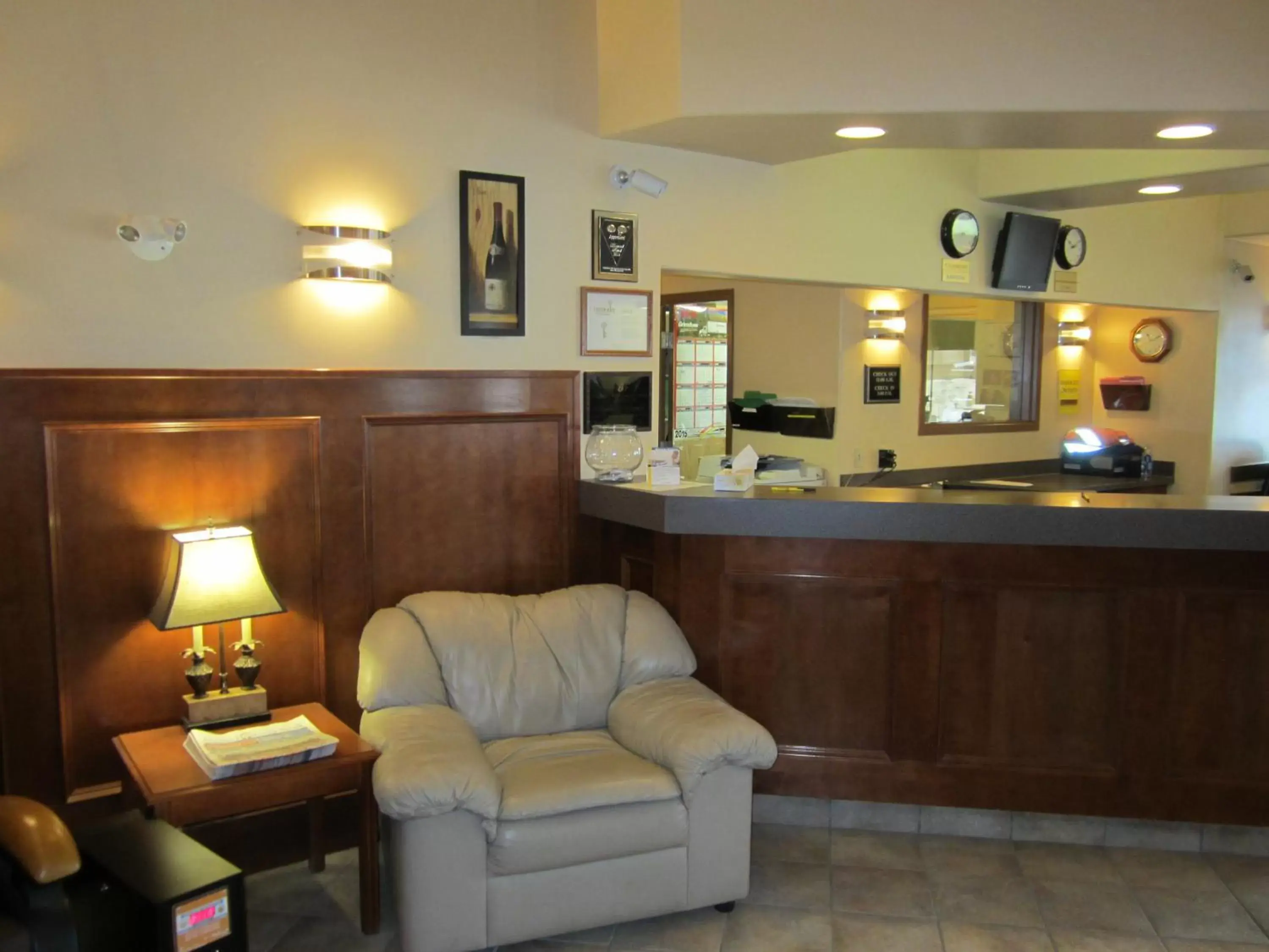 Lobby or reception in Super 8 by Wyndham Fort St. John BC Lobby or reception in Super 8 by Wyndham Fort St. John BC