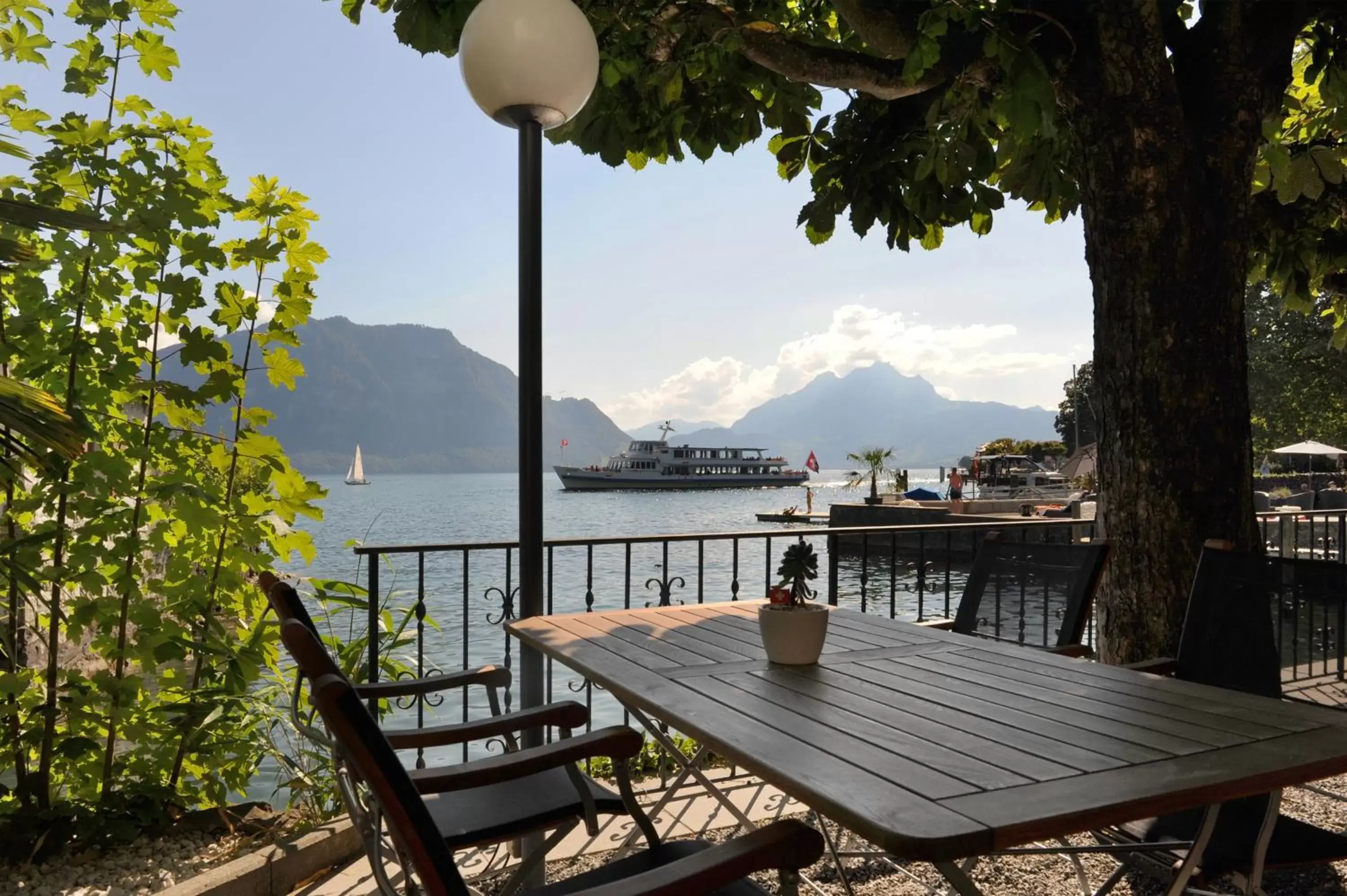 Balcony/Terrace in Seehof Hotel Du Lac