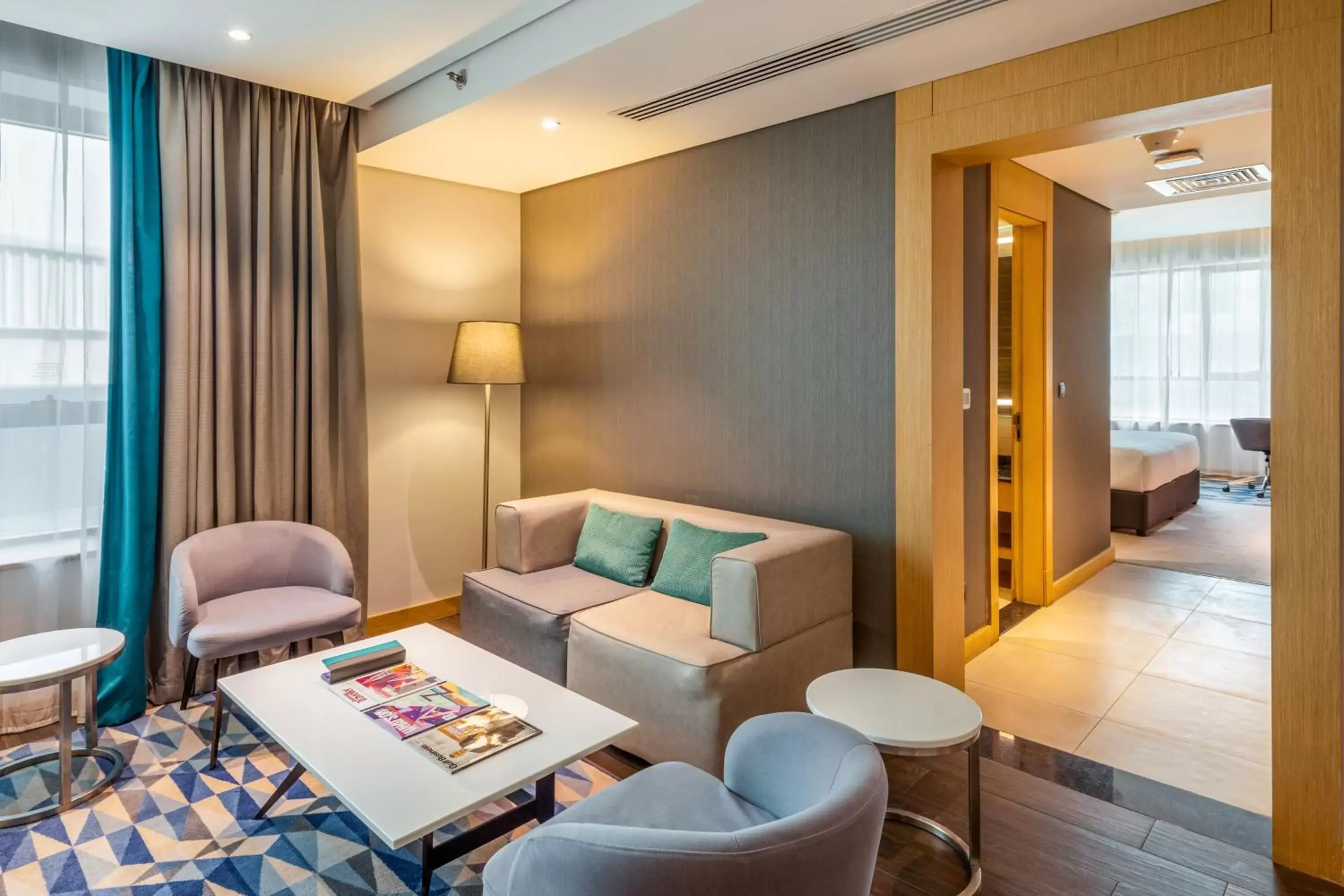 Living room, Seating Area in Flora Inn Hotel Dubai Airport