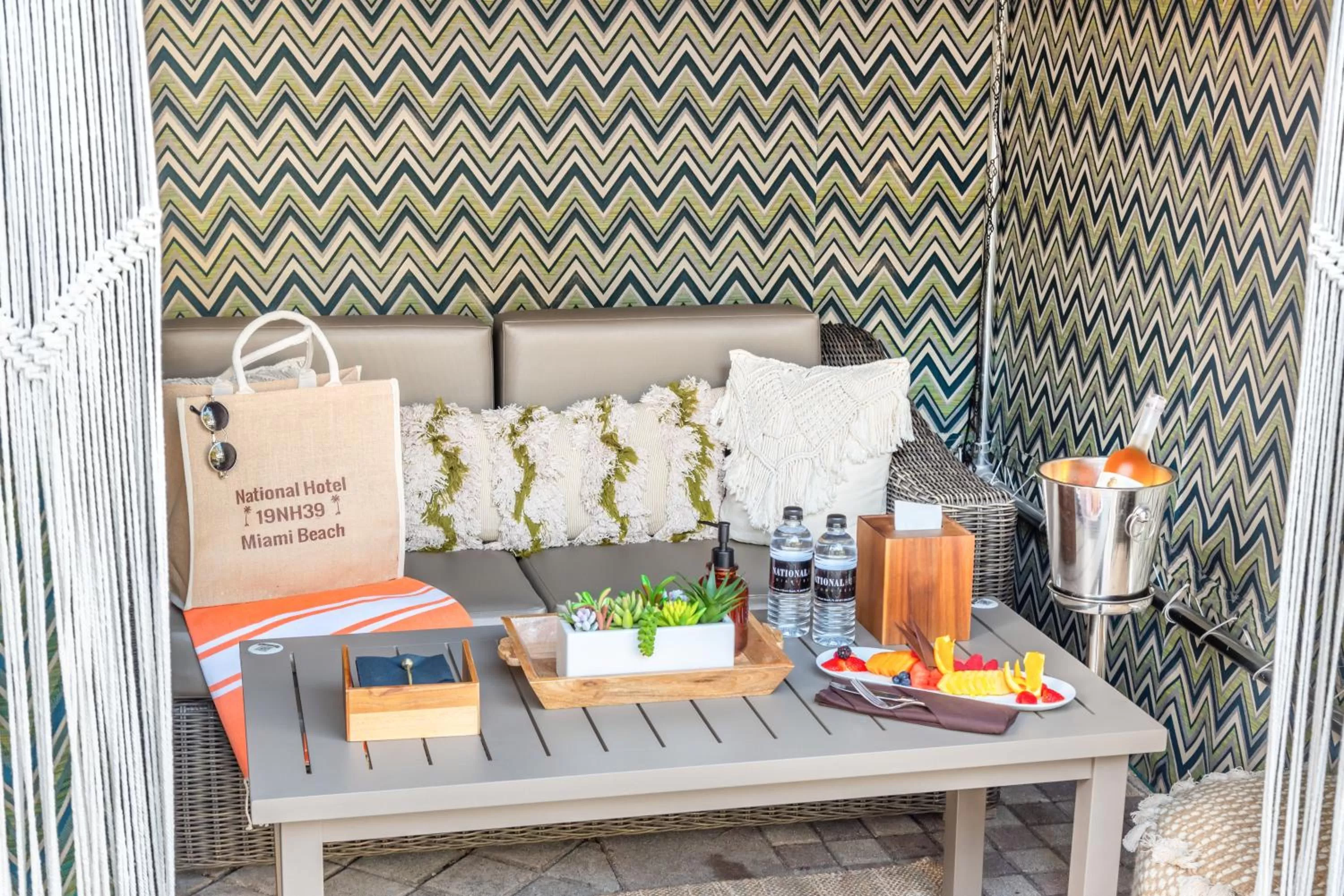 Patio in National Hotel, An Adult Only Oceanfront Resort