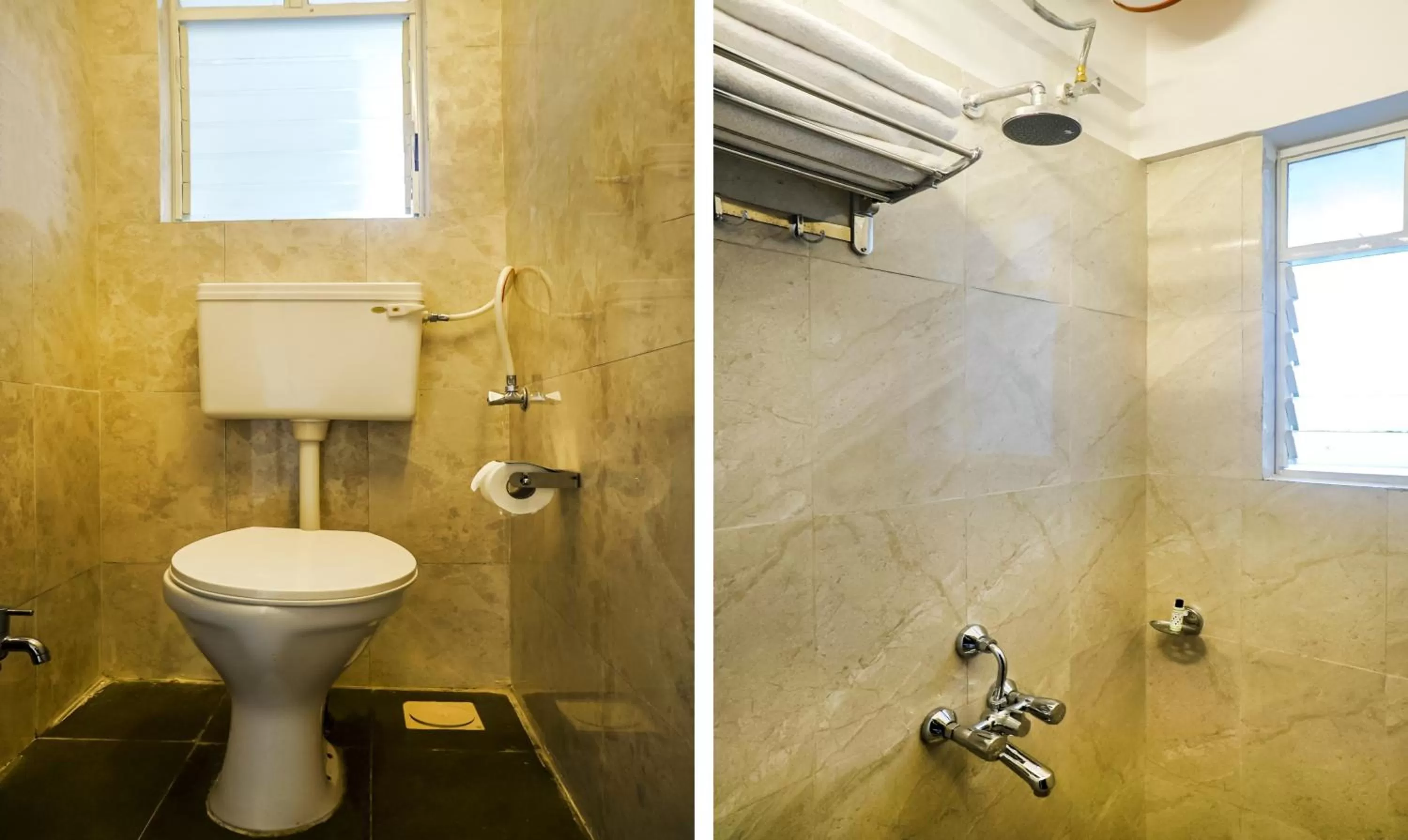 Toilet in Treebo Luxe Suite, Shivaji Nagar