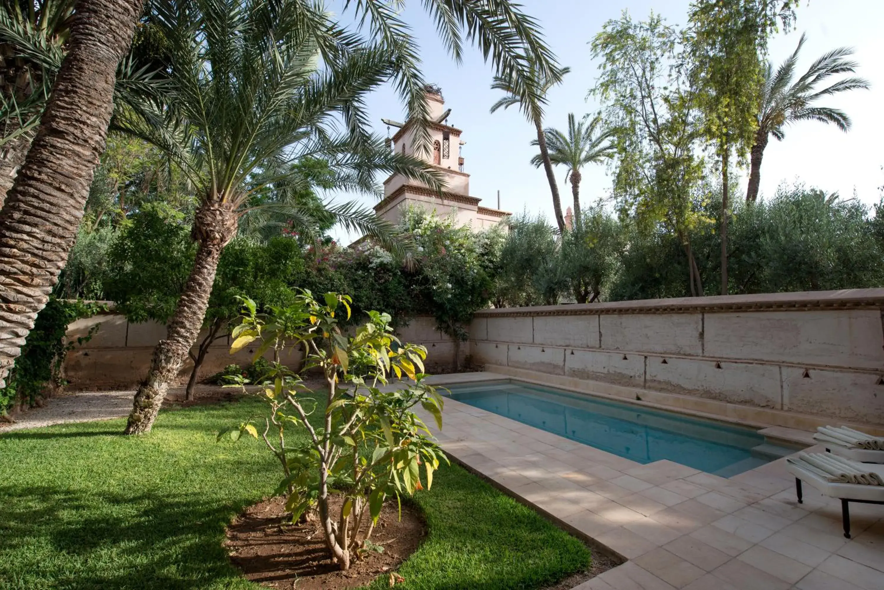 Garden, Swimming Pool in Les Deux Tours