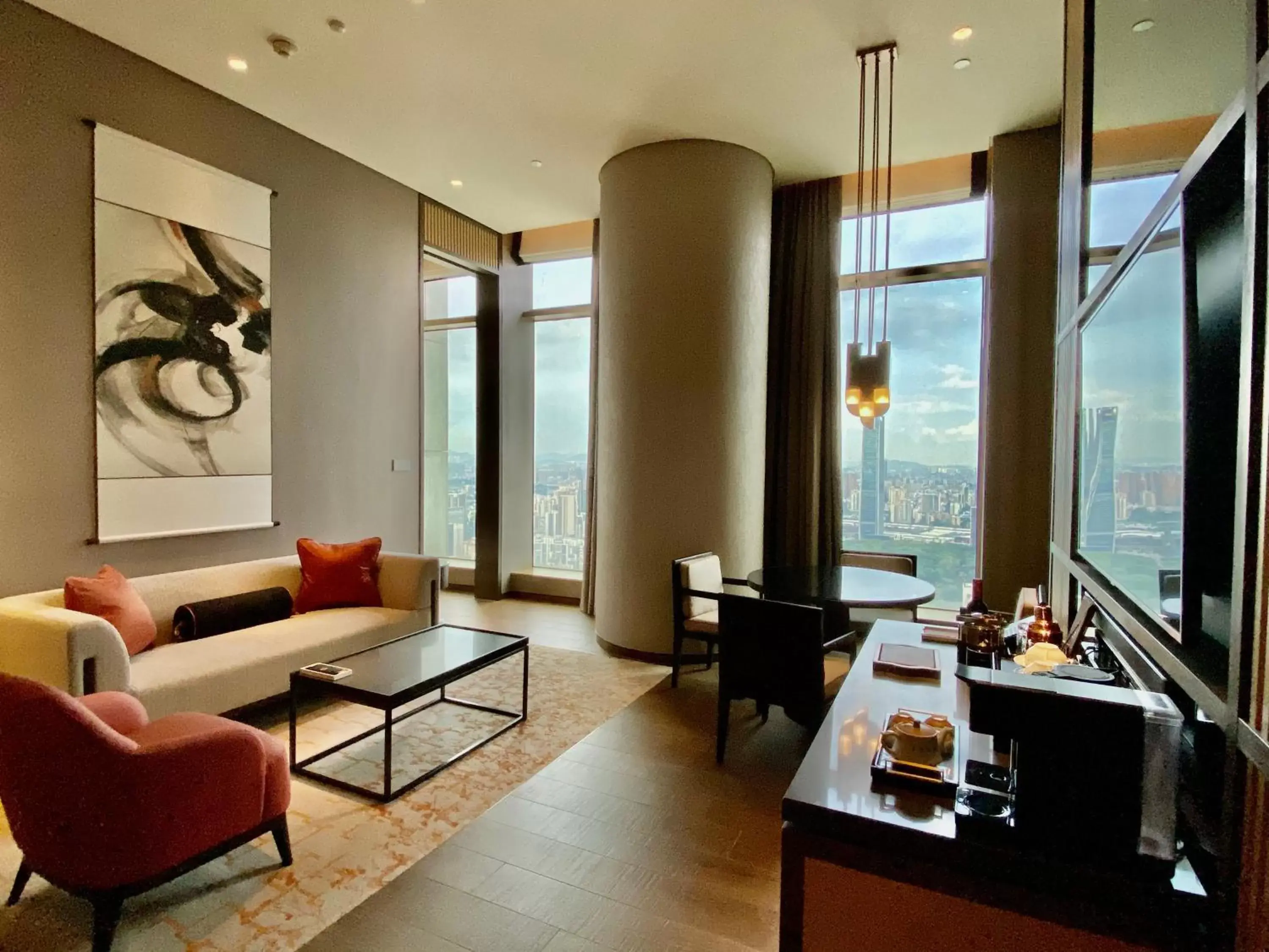 Living room, Seating Area in Jumeirah Guangzhou - Complimentary Shuttle Bus to Canton Fair Complex during Canton Fair period