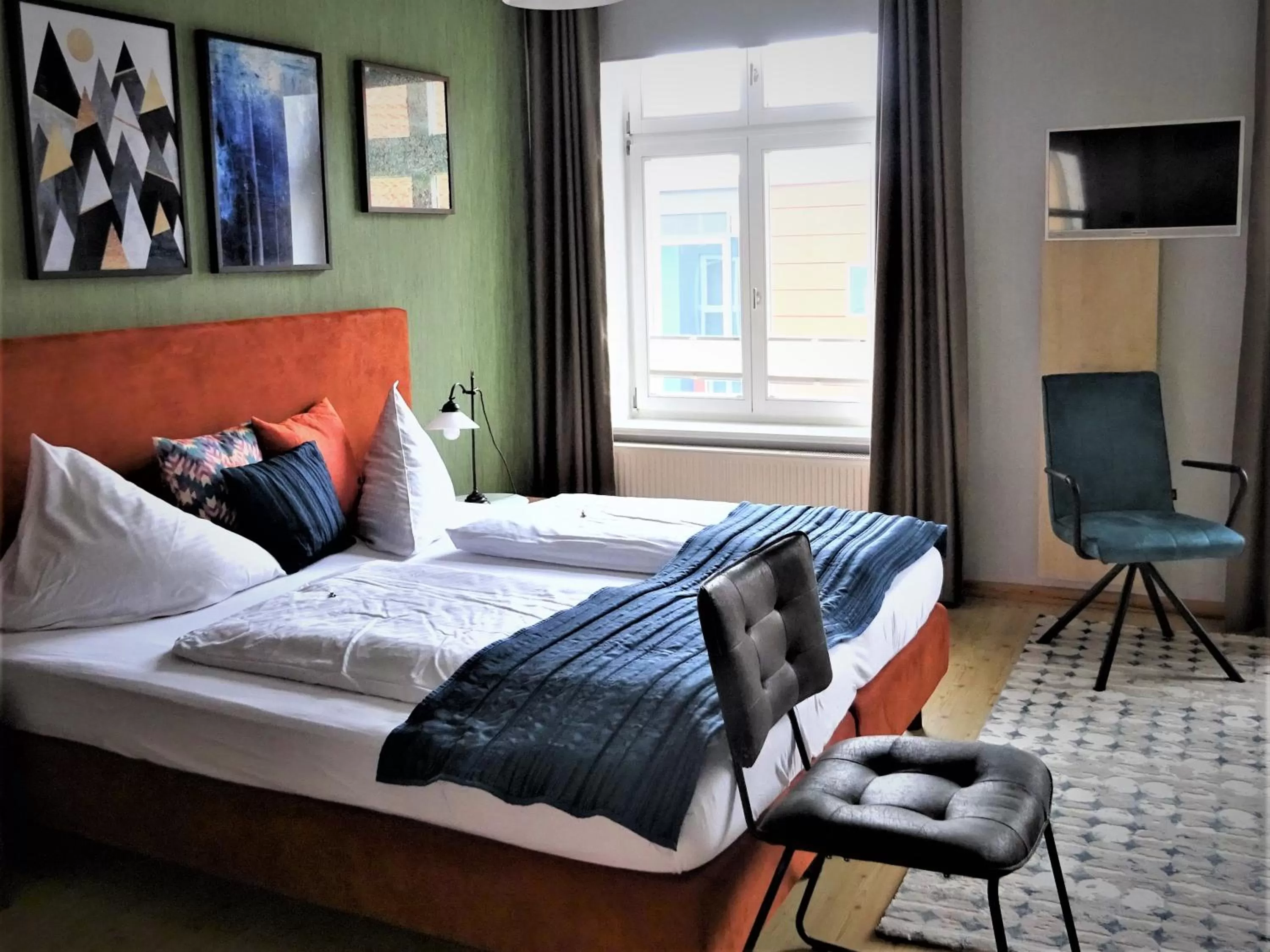 Bed in Hotel Pension Zur Fährbrücke