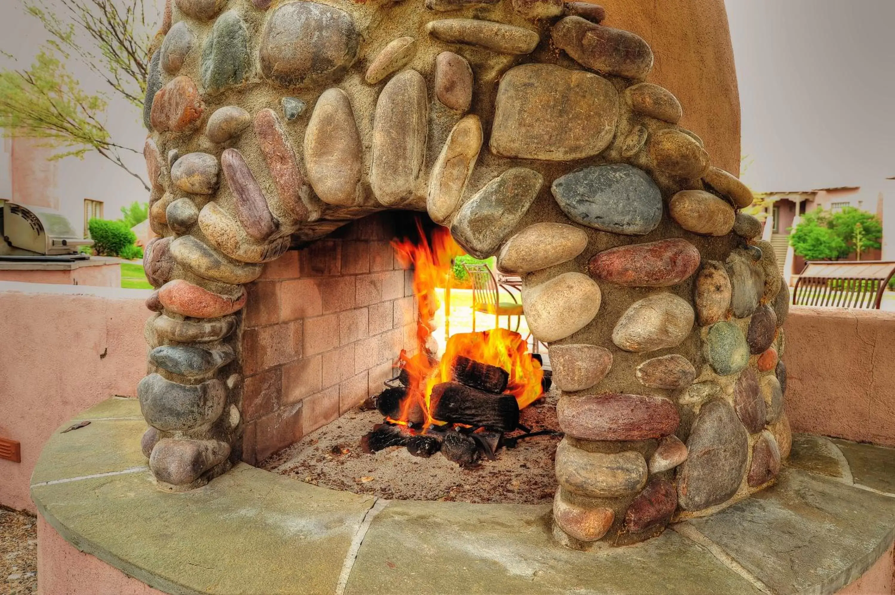 BBQ facilities in Hilton Vacation Club Rancho Manana