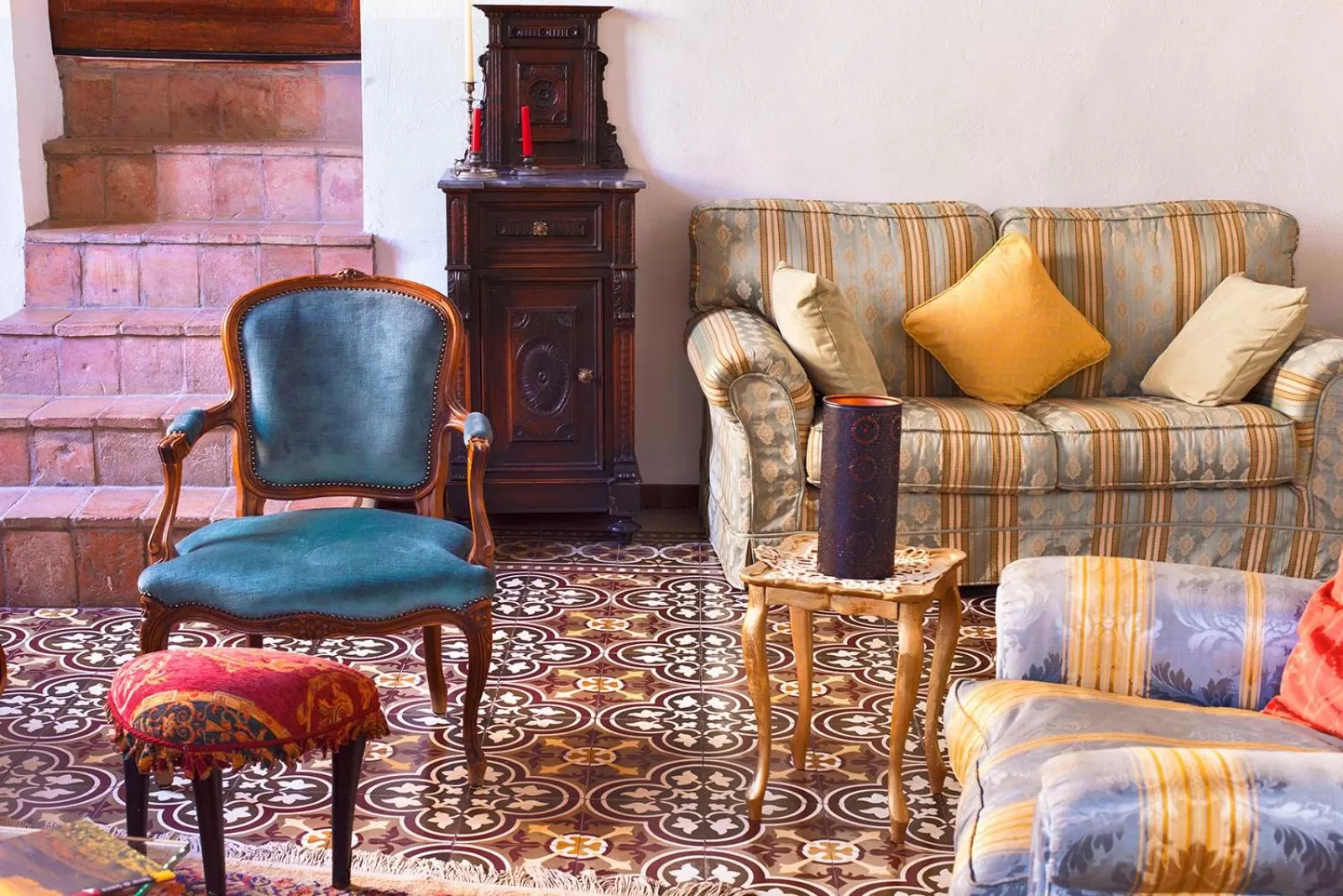 Seating area in Residenza D'Epoca Palazzo Buonaccorsi