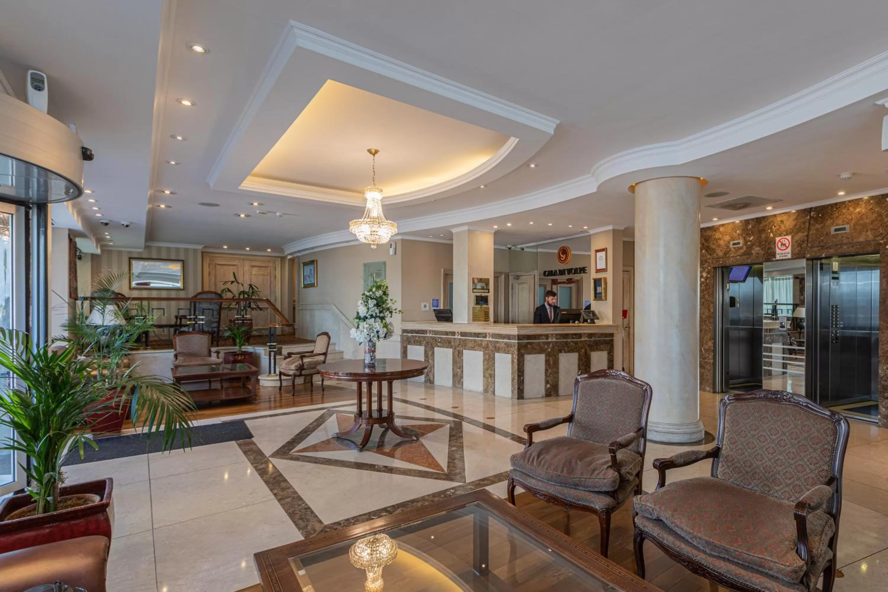 Lobby or reception in Cala di Volpe Boutique Hotel