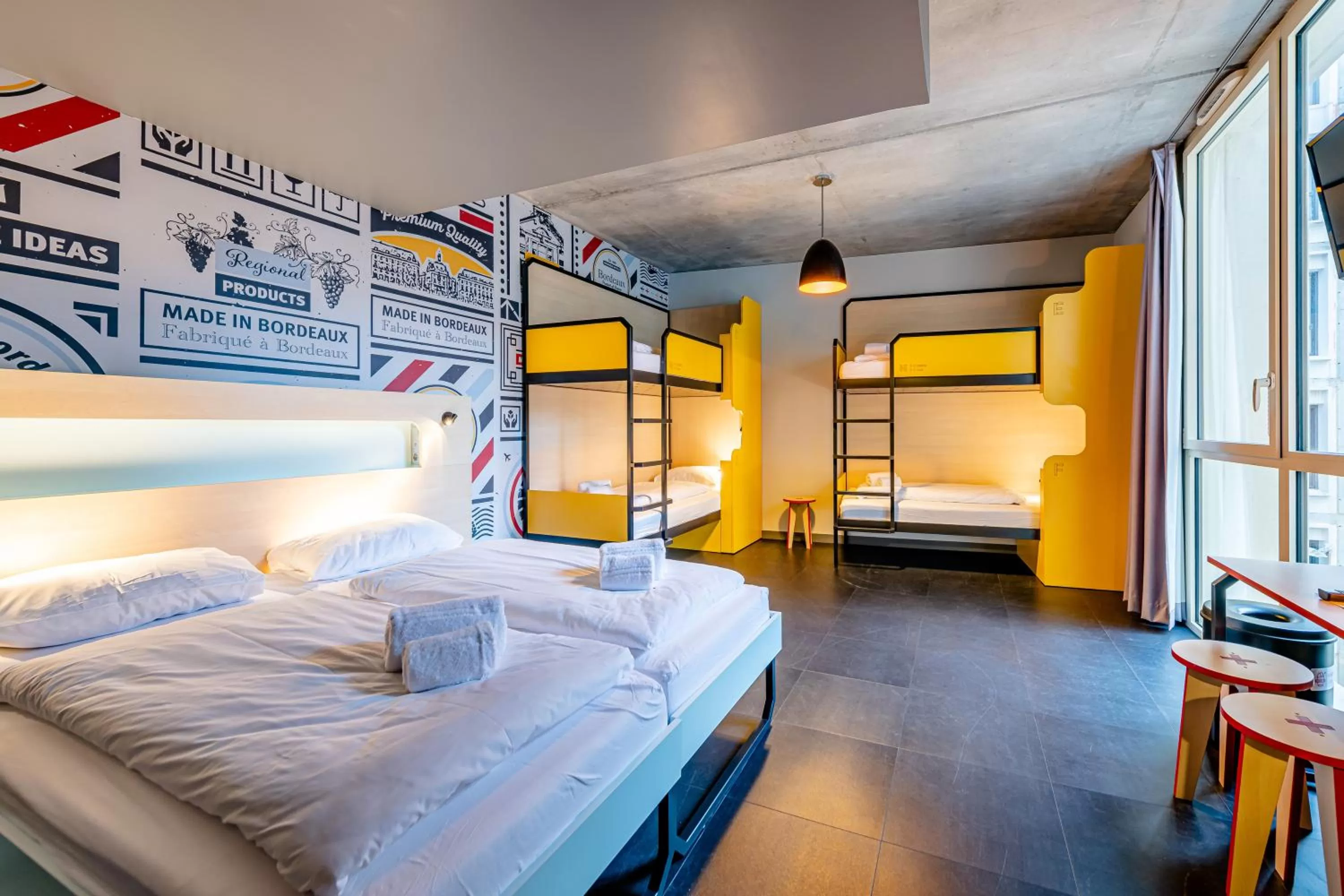 Bedroom, Bunk Bed in MEININGER Hotel Bordeaux Gare Saint-Jean