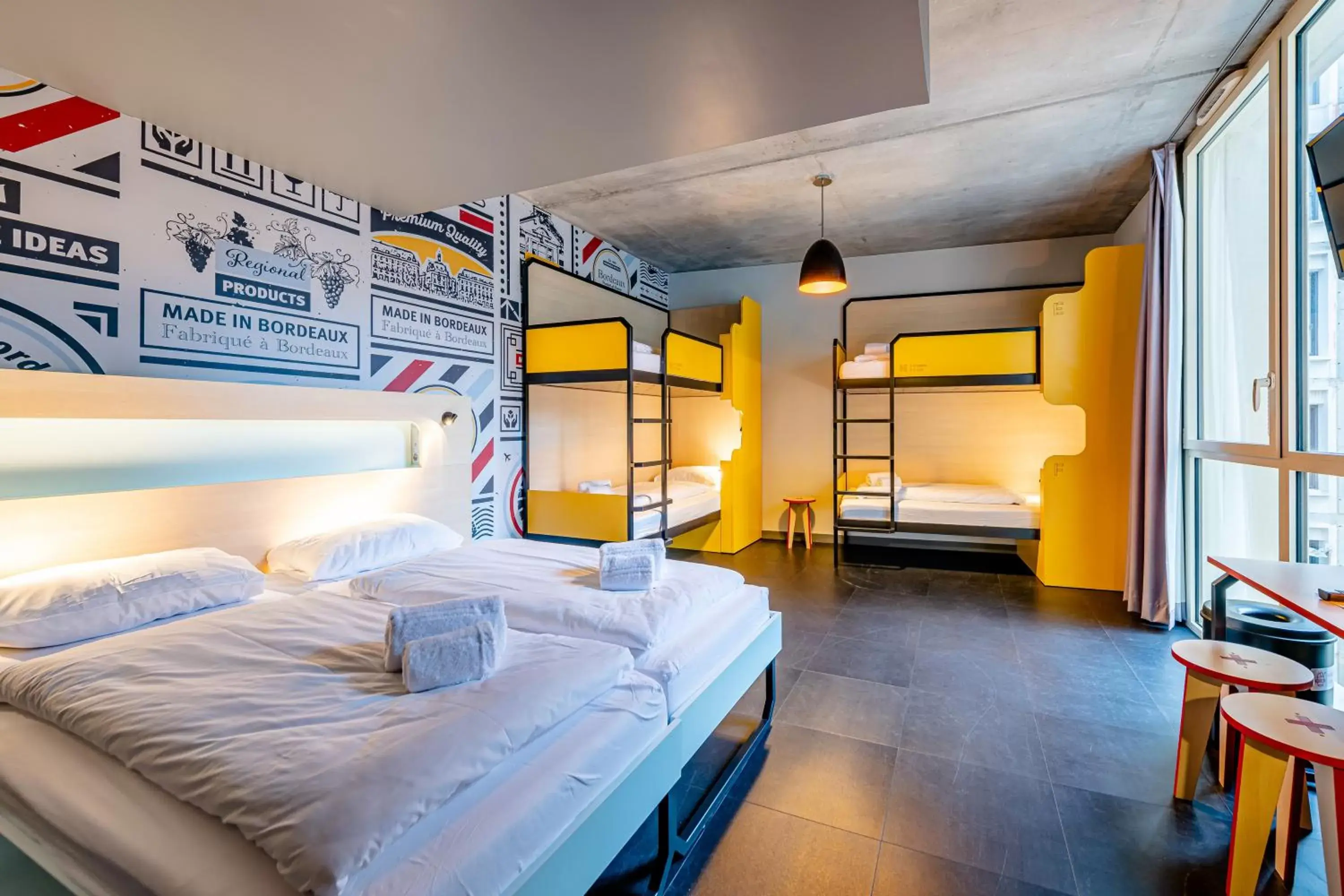 Bedroom, Bunk Bed in MEININGER Hotel Bordeaux Gare Saint-Jean