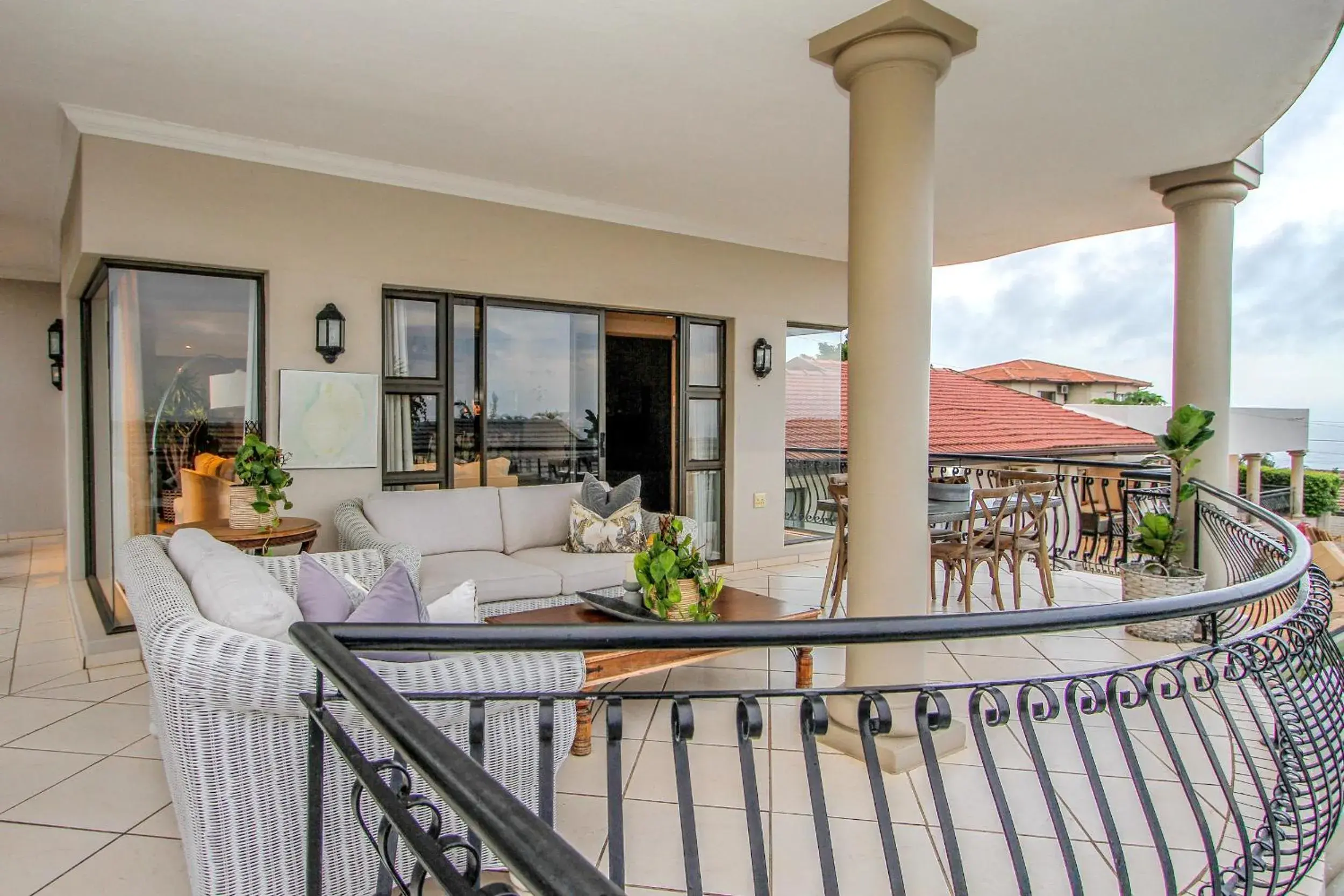 Balcony/Terrace in Sanchia Luxury Guesthouse