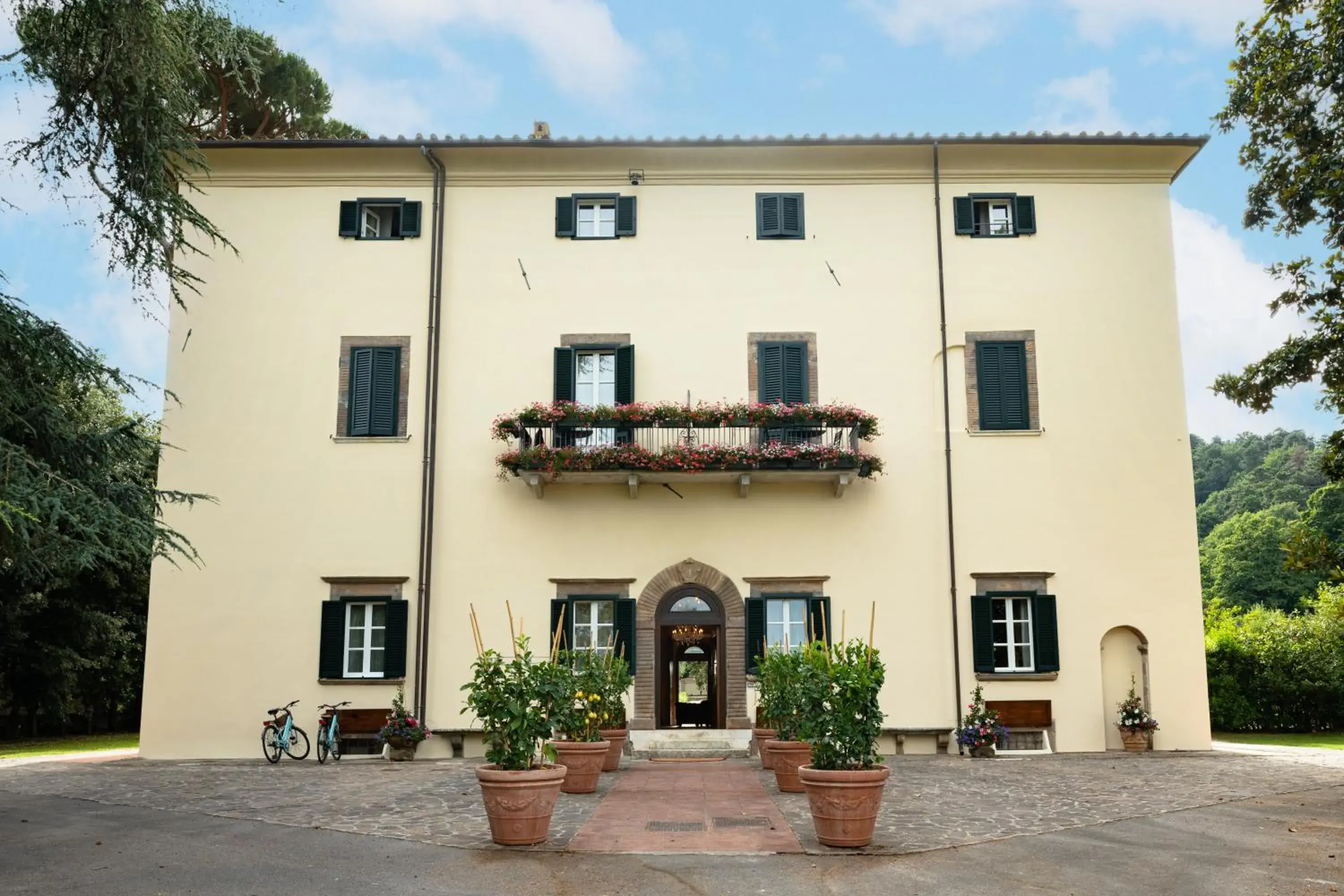 Property building in Hotel Villa San Michele Property building in Hotel Villa San Michele
