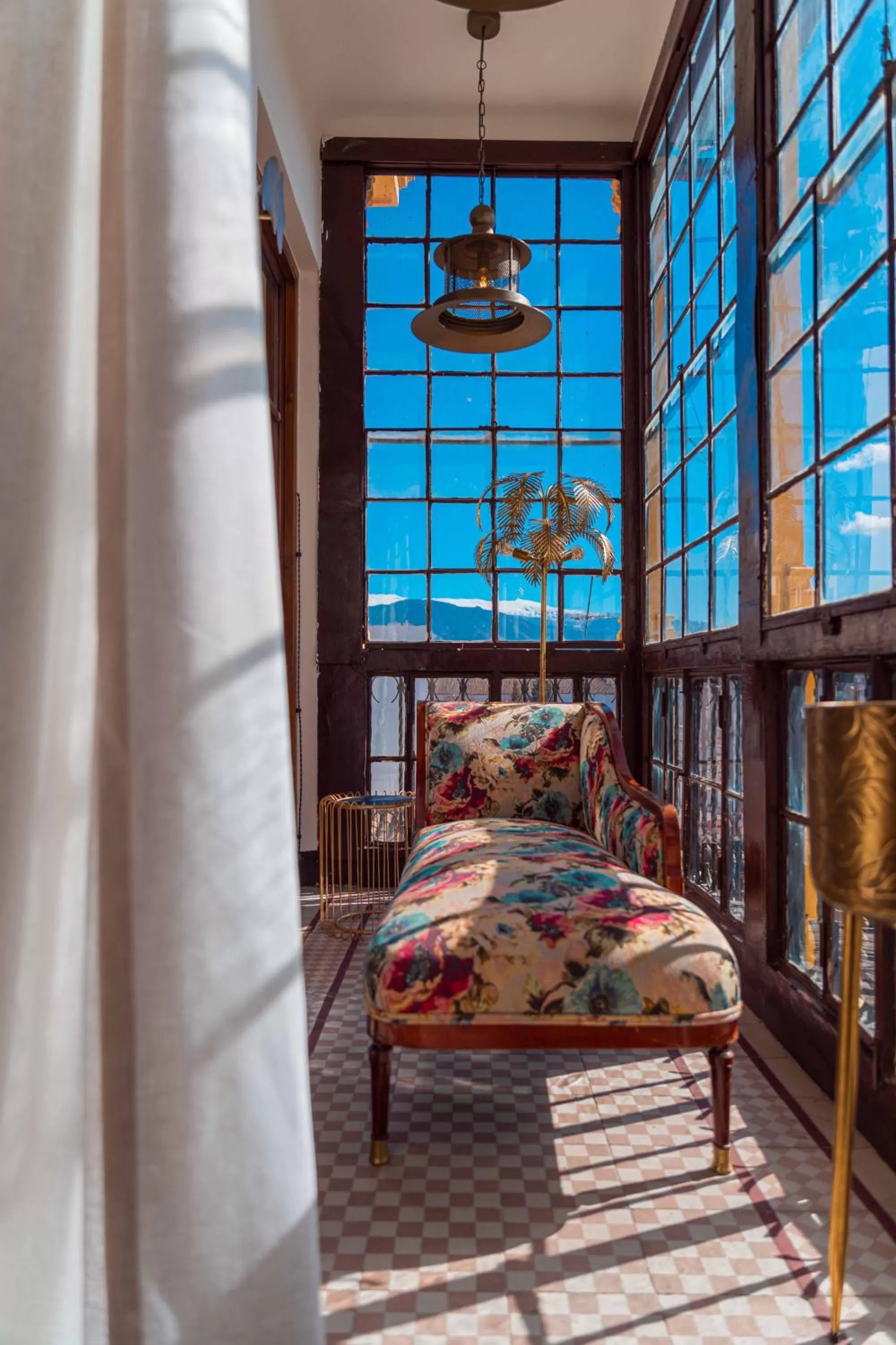 Seating area, Bed in CANDIL SUITE Realejo