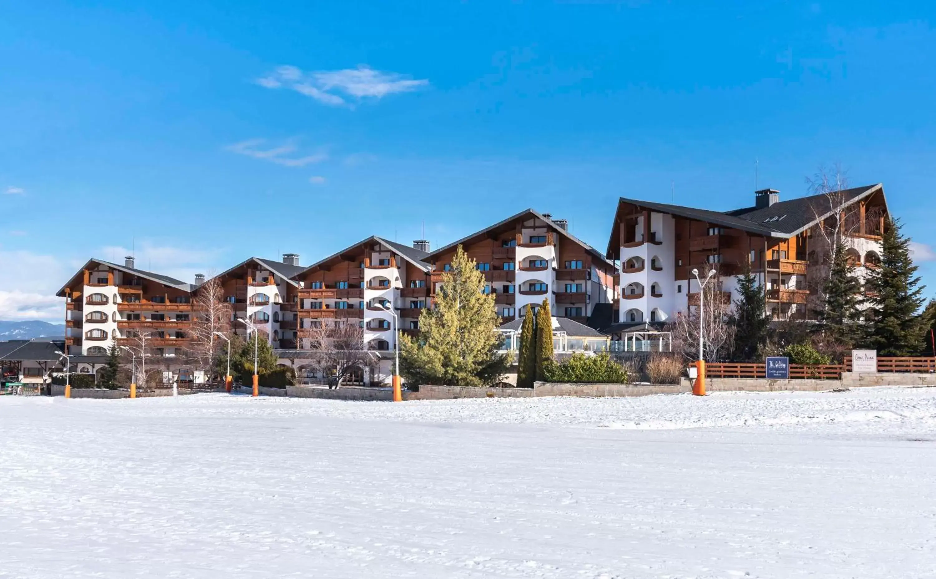 Property building, Winter in Kempinski Hotel Grand Arena Bansko