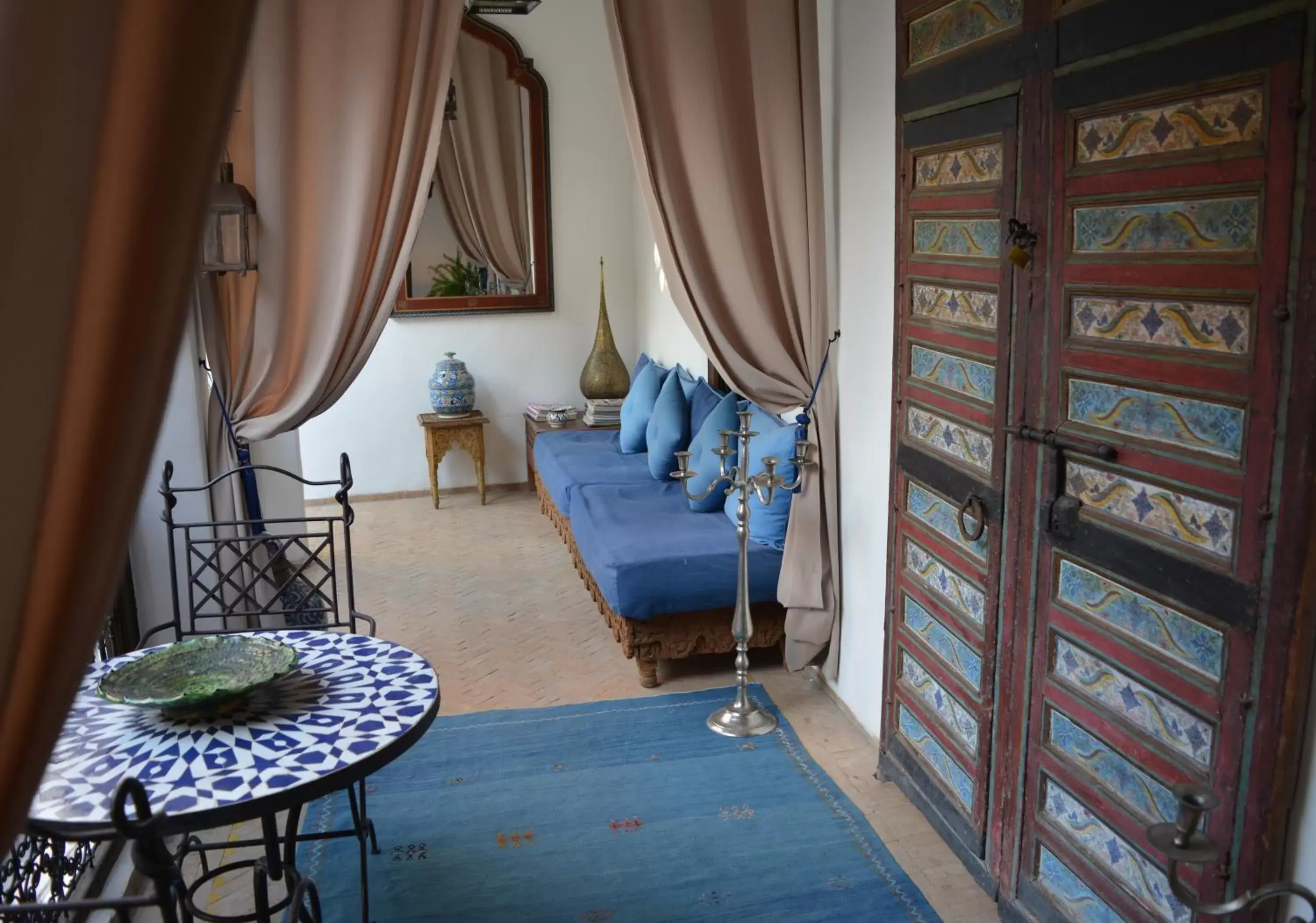 Decorative detail, Seating Area in Riad Ghali Hotel & SPA