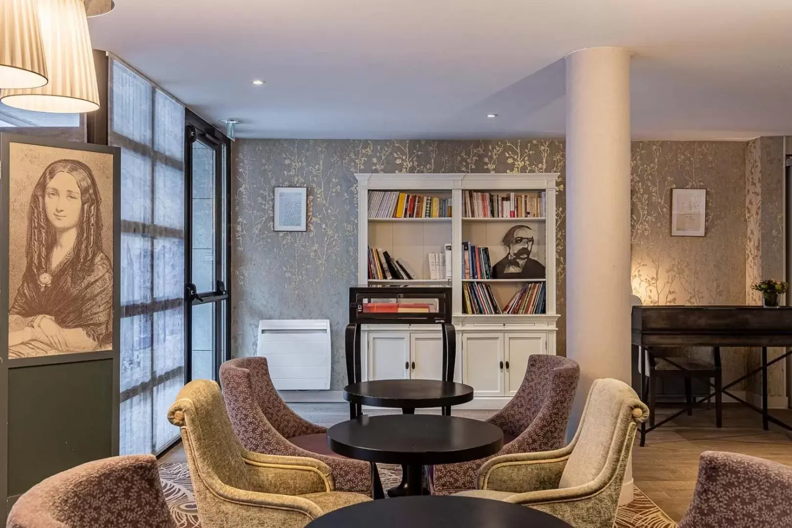 Library, Seating Area in Hôtel Littéraire Gustave Flaubert, BW Signature Collection