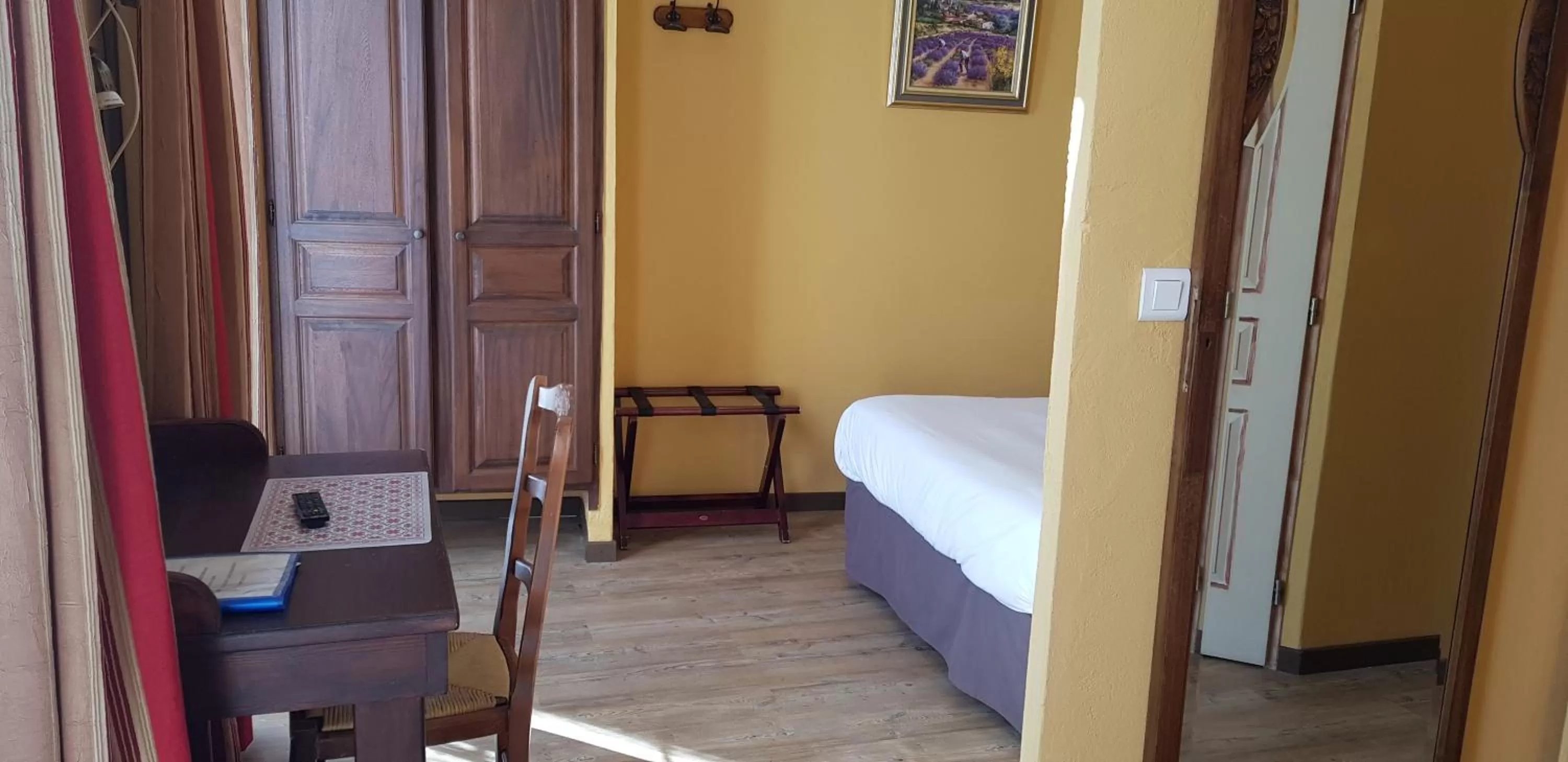 Photo of the whole room, Bed in Logis hôtel du terreau