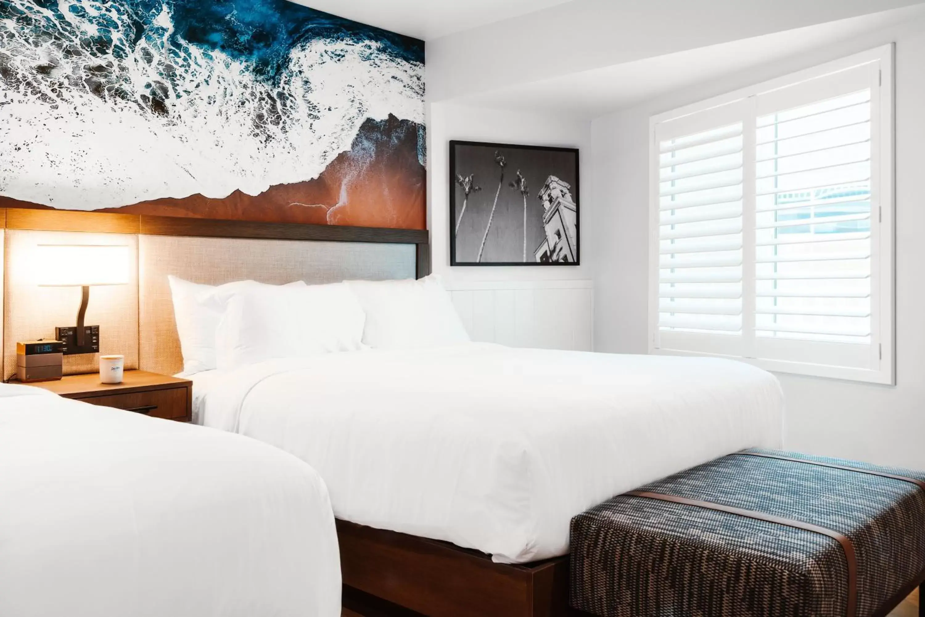 Bed in Del Mar Beach Hotel