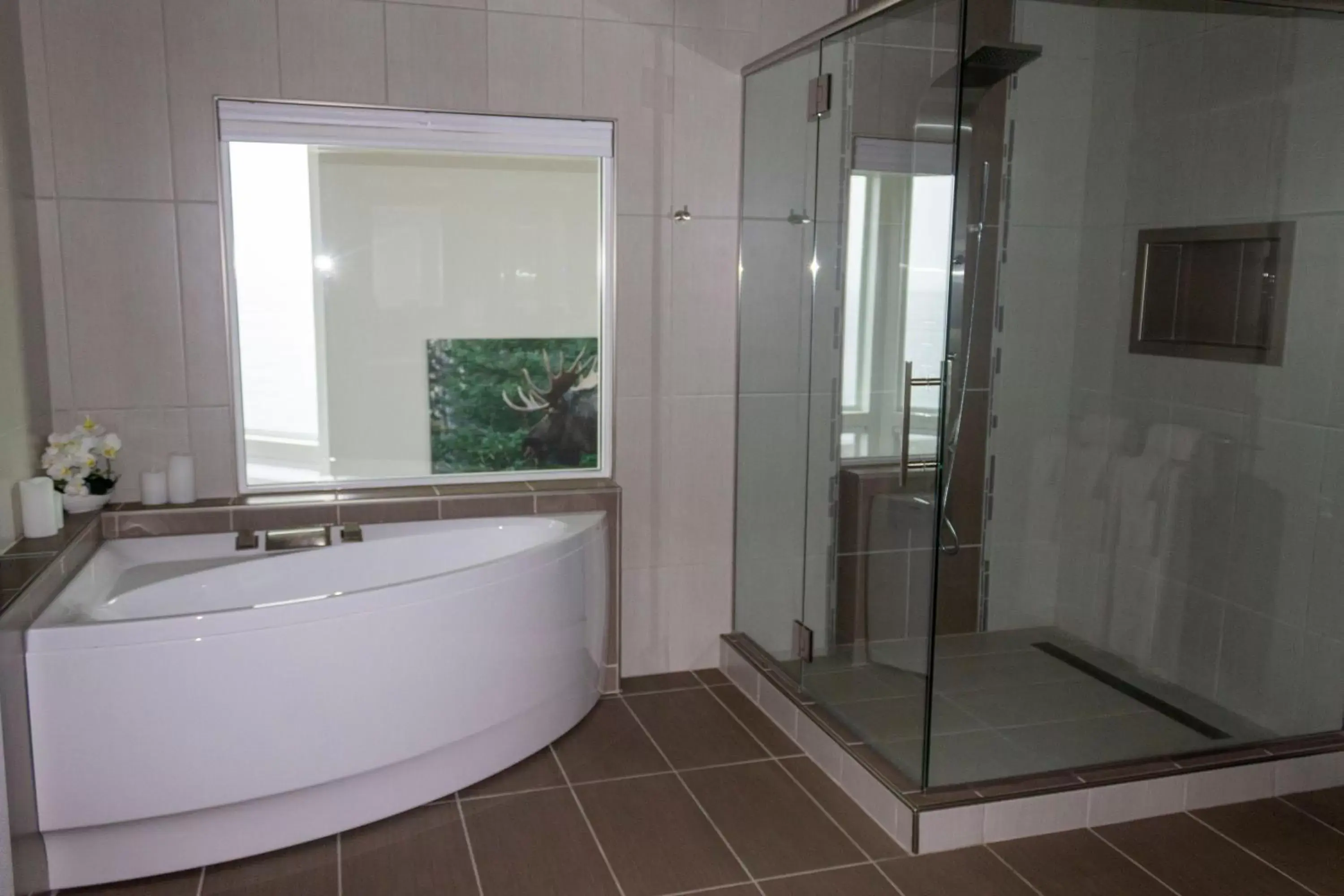 Shower, Bathroom in Otter Beach Lodges