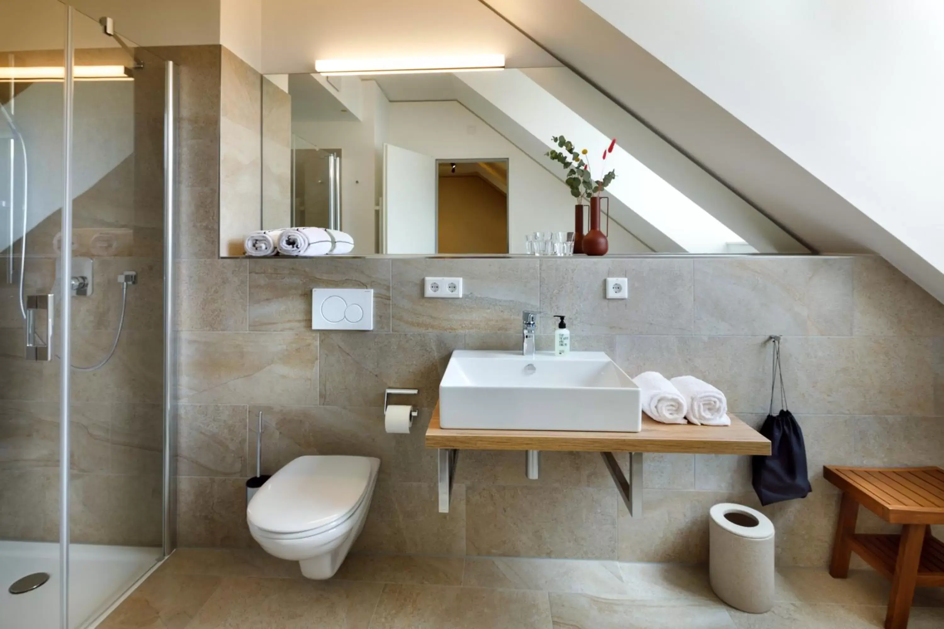 Bathroom in Hotel Das Regensburg