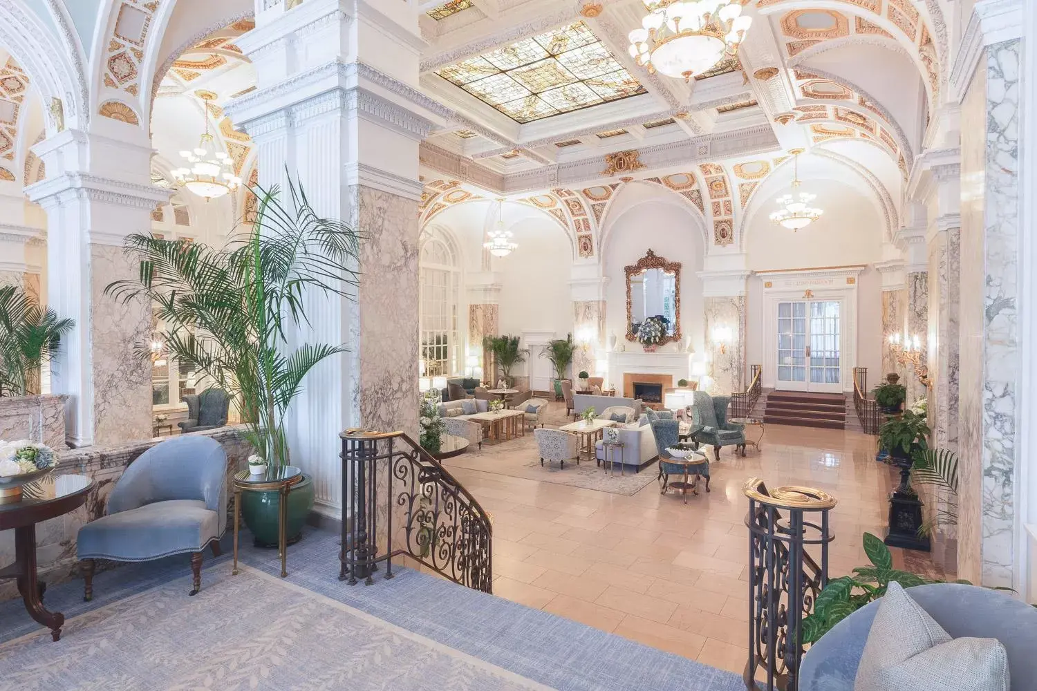 Lobby or reception, Restaurant/Places to Eat in The Hermitage Hotel