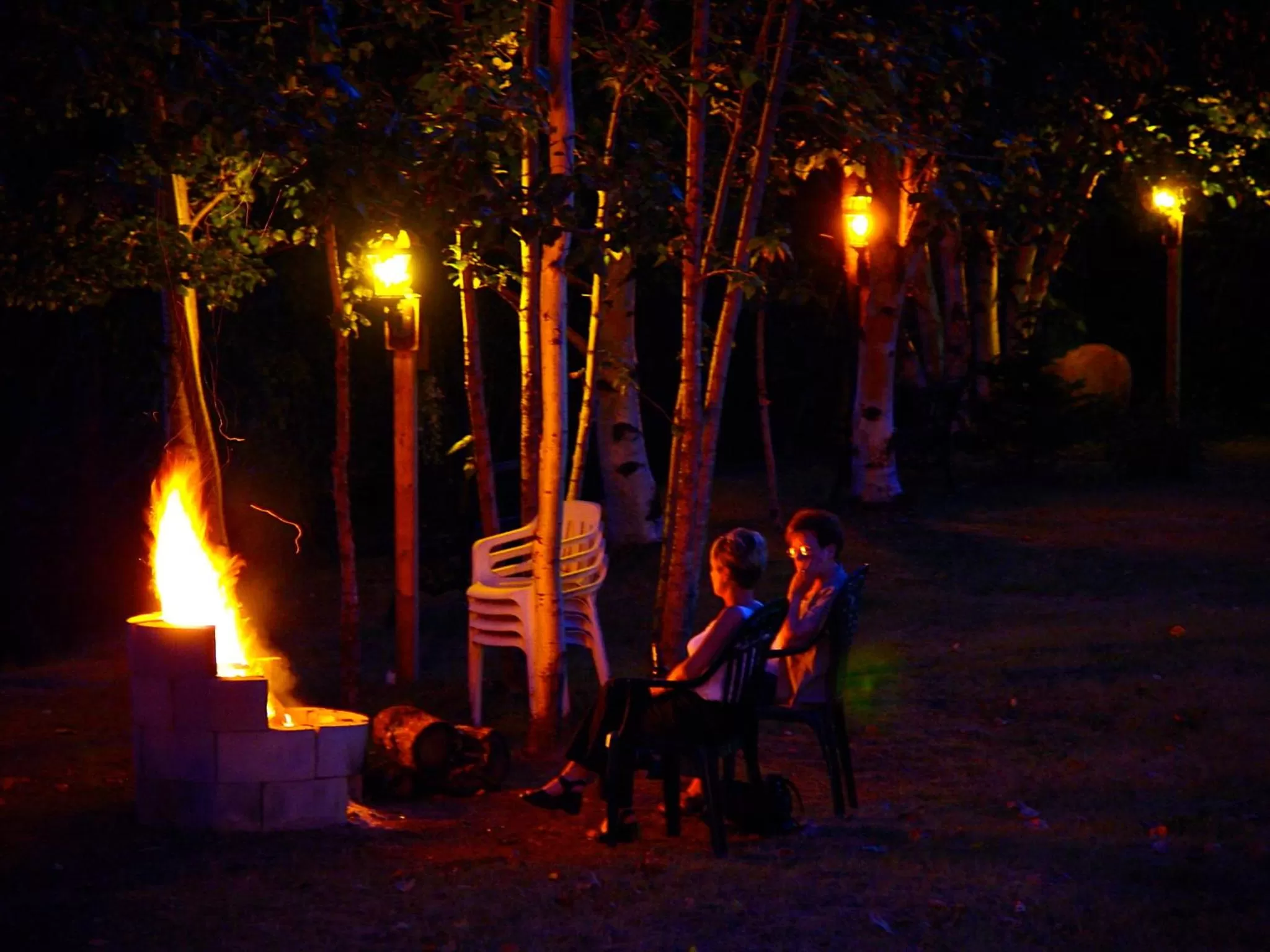 Evening entertainment in Motel Des Cascades