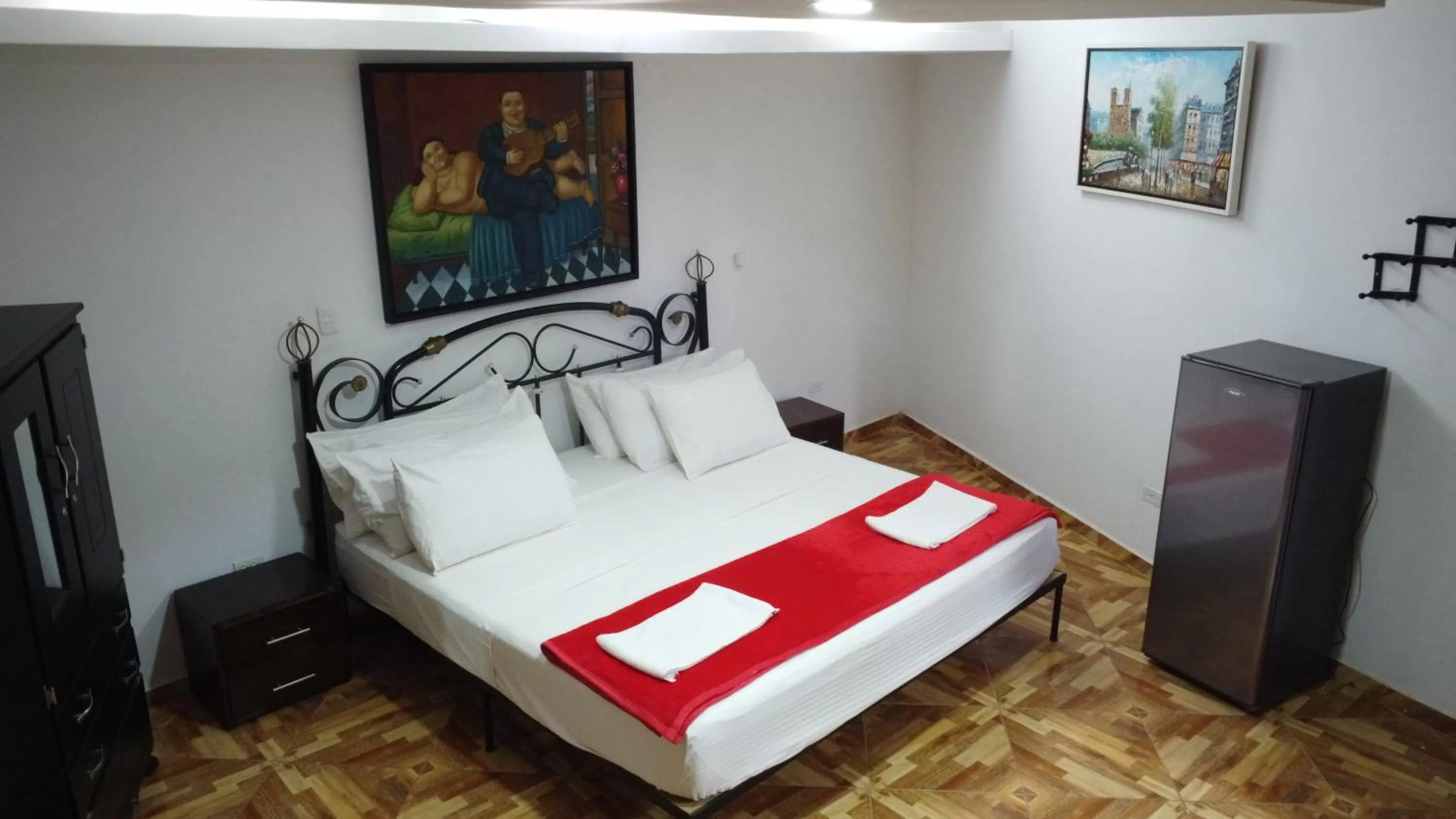 Bed in Eco-Hotel Villa Elina