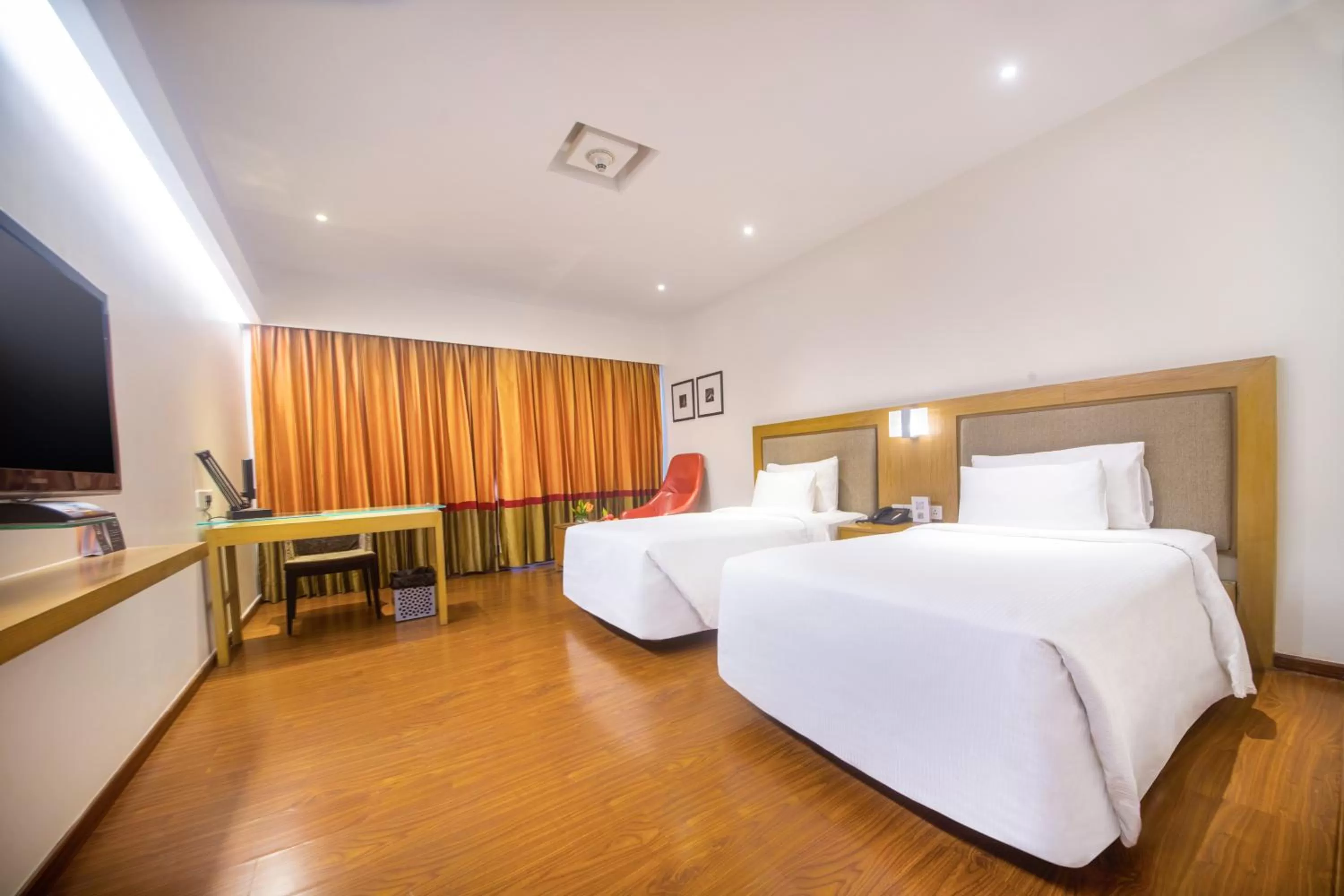 Bed in Marigold Hotel