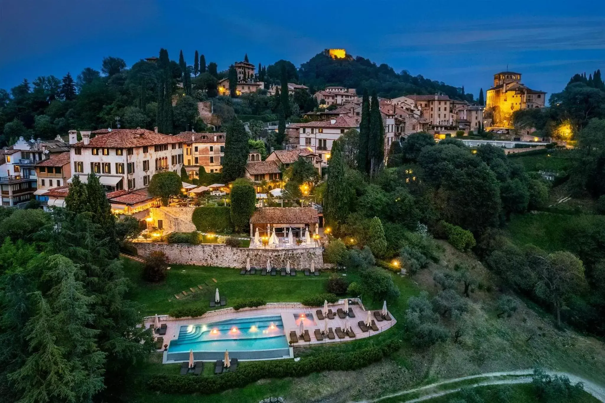 Bird's eye view, Bird's-eye View in Hotel Villa Cipriani