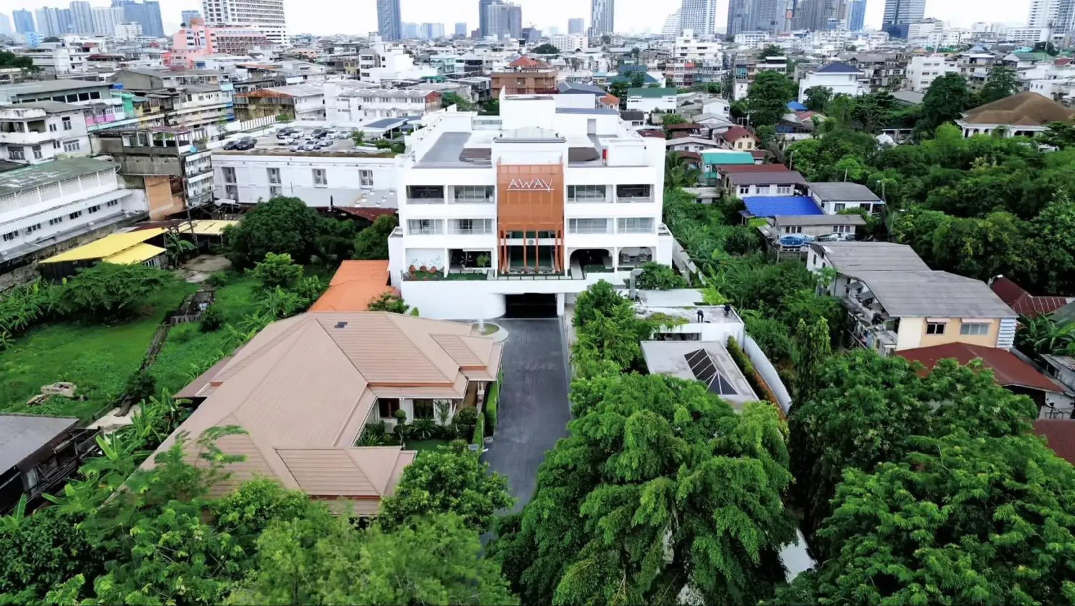 Property building, Bird's-eye View in Away Bangkok Riverside Kene