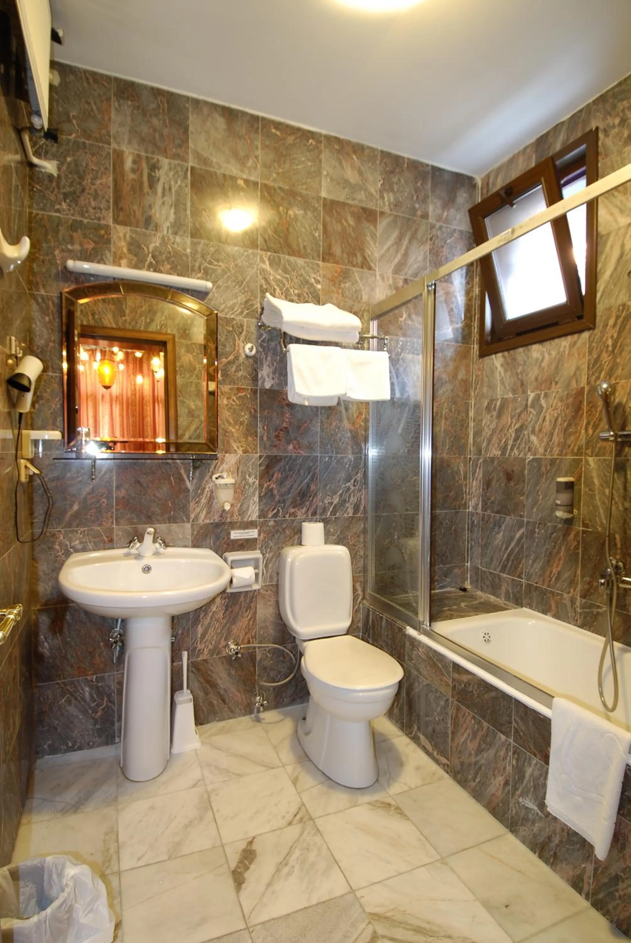 Bathroom in Kybele Hotel