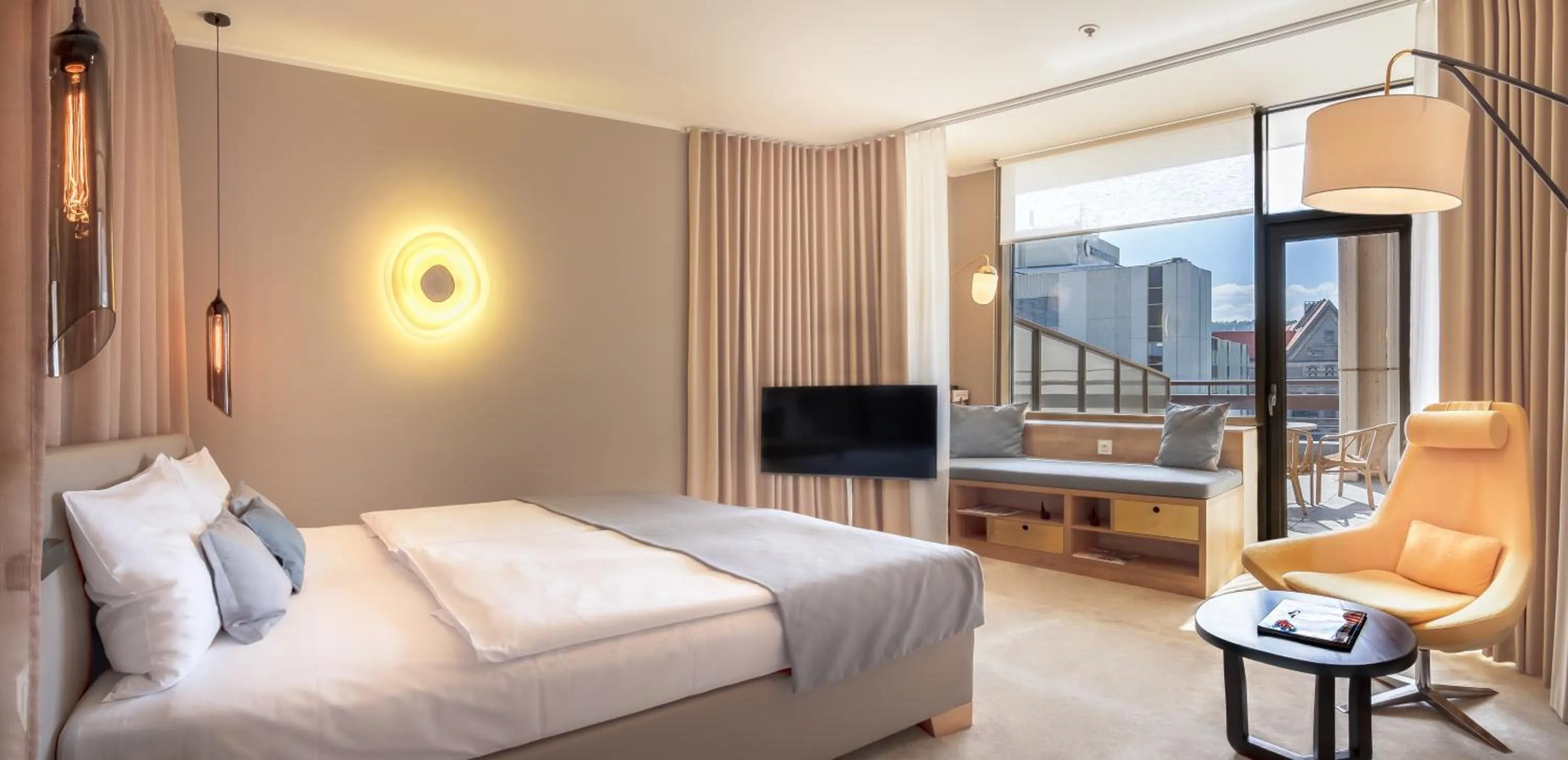 Deluxe Double or Twin room with Castle view and Terrace in The President