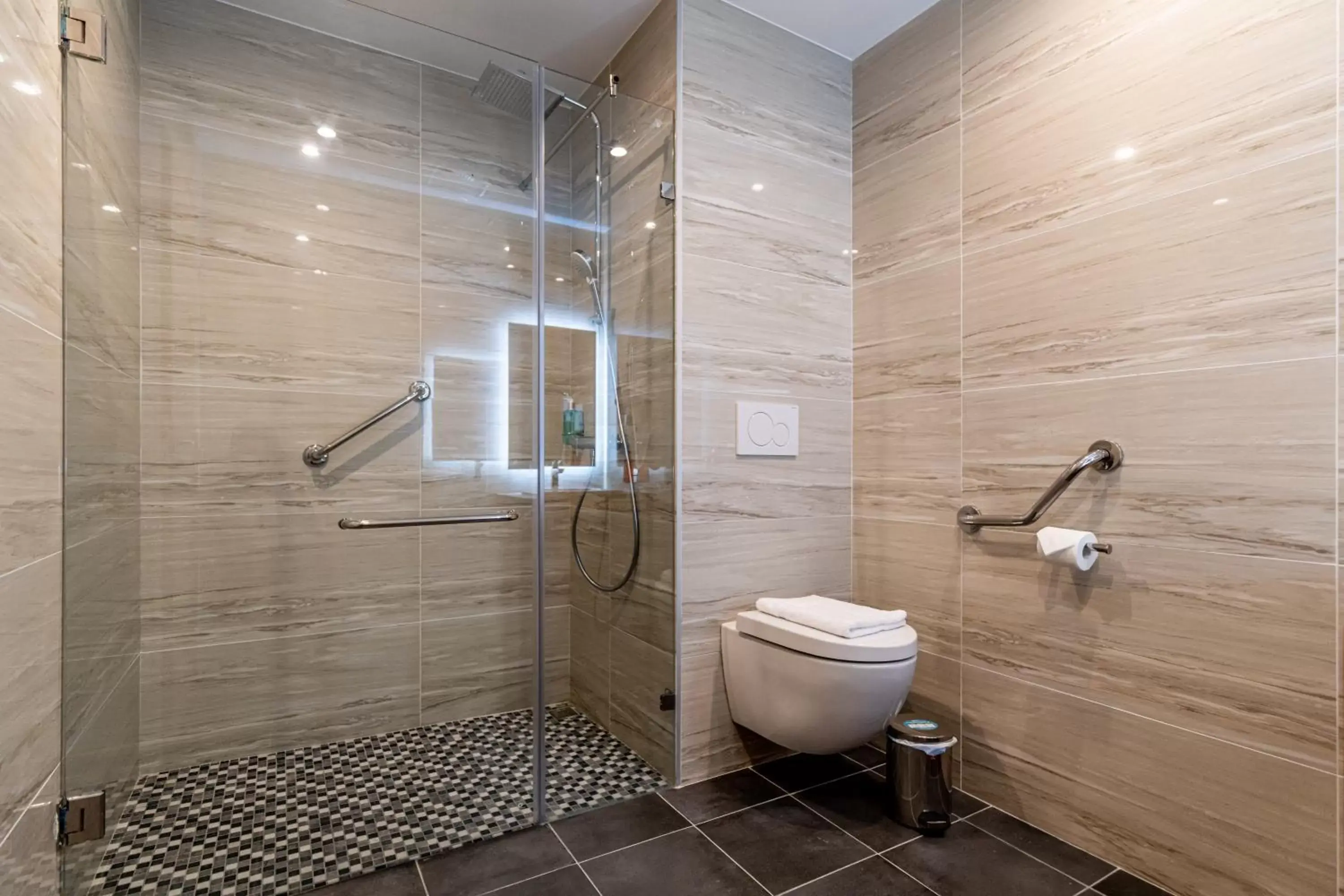 Shower, Bathroom in Woods Genève-Thoiry