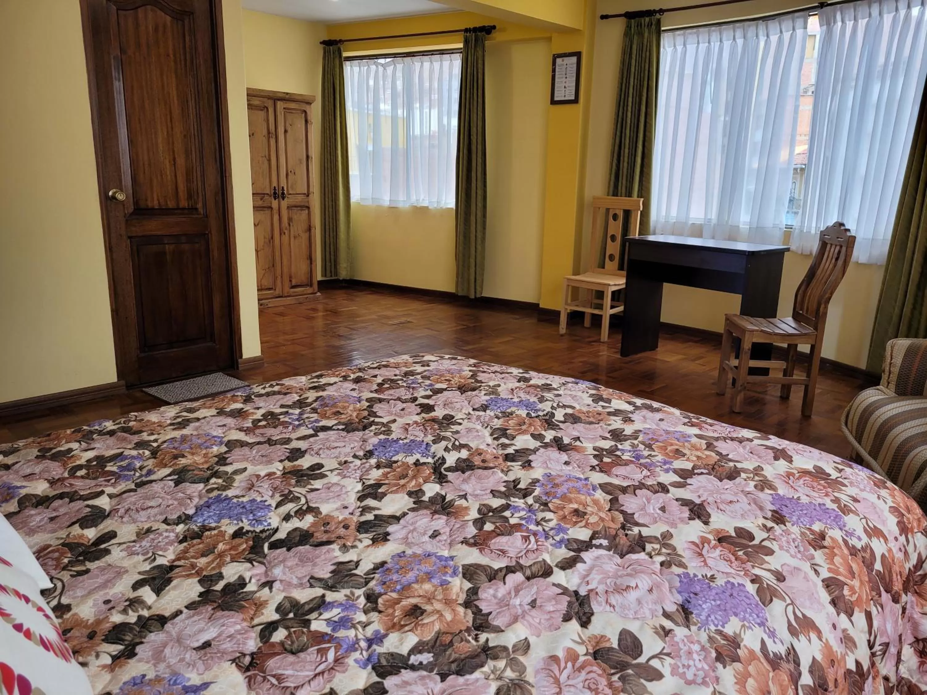 Bed in Hotel Nuevo Sol