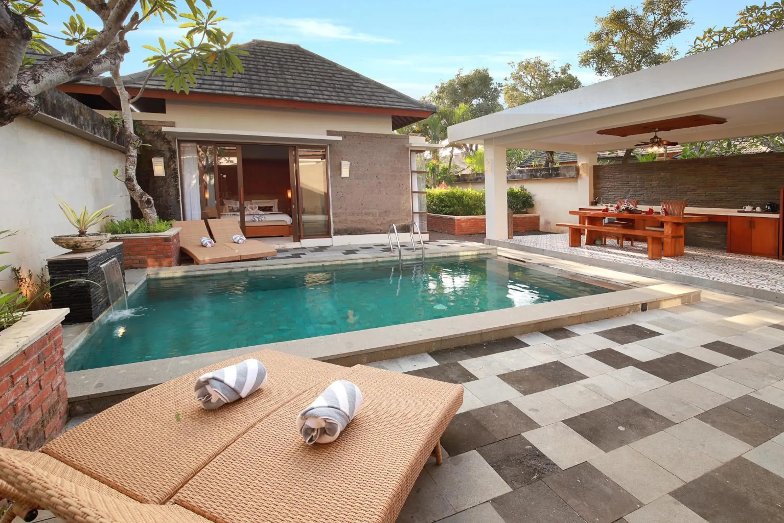Two Bedroom Deluxe Villa with Private Pool in Lumbini Luxury Villas and Spa Two Bedroom Deluxe Villa with Private Pool in Lumbini Luxury Villas and Spa