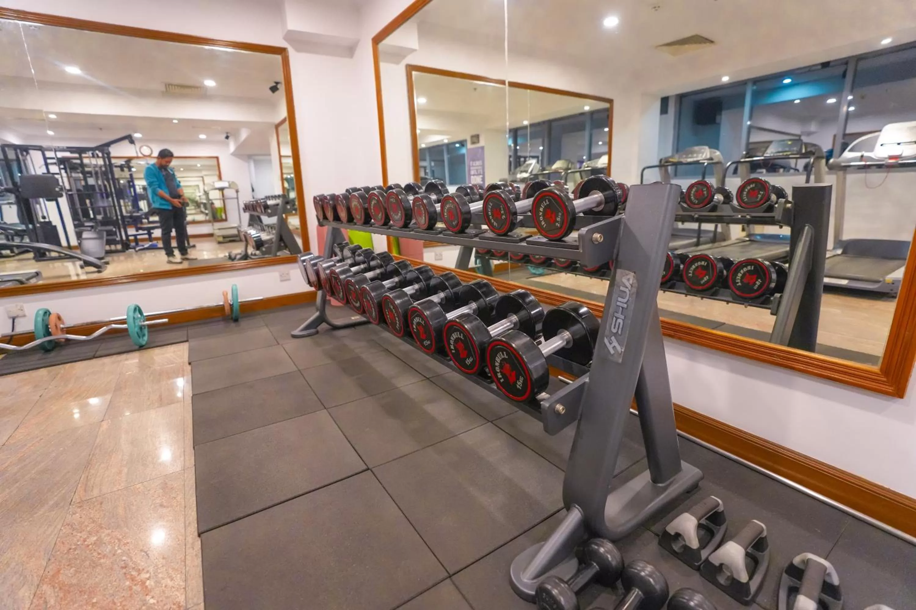 Fitness centre/facilities in Hotel Sarina
