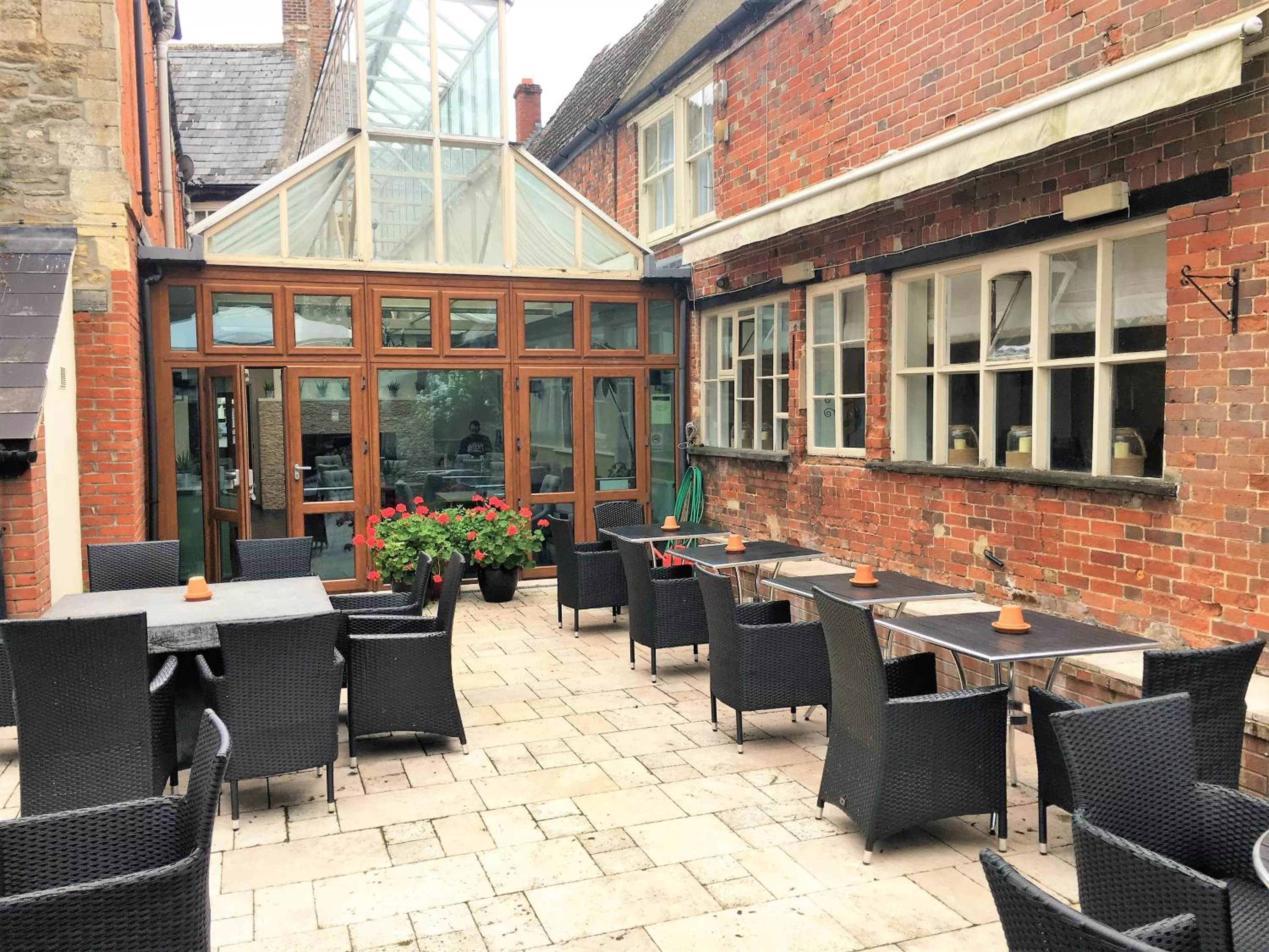Patio in The Highworth Hotel