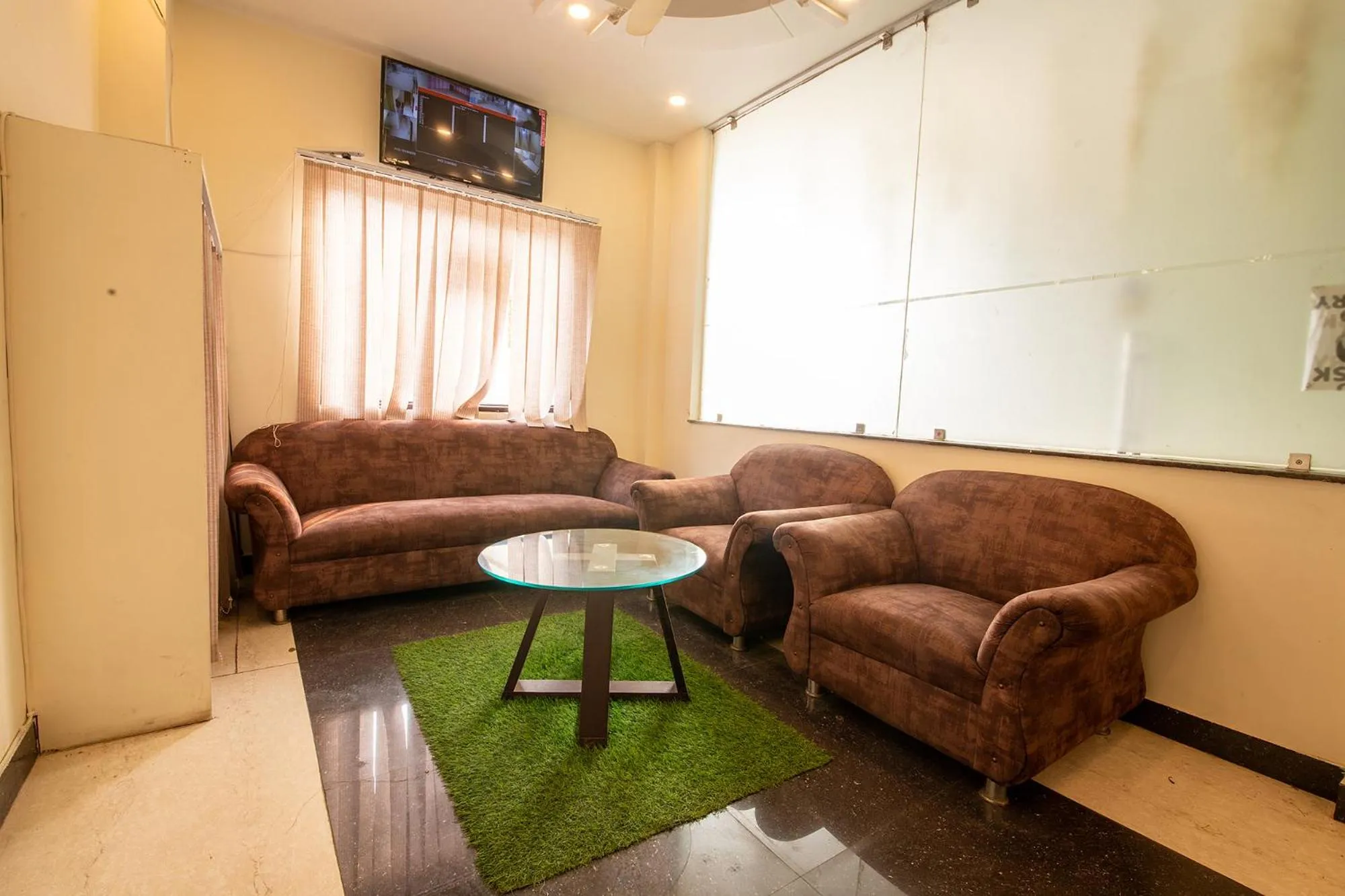 Seating area in FabHotel As Residency