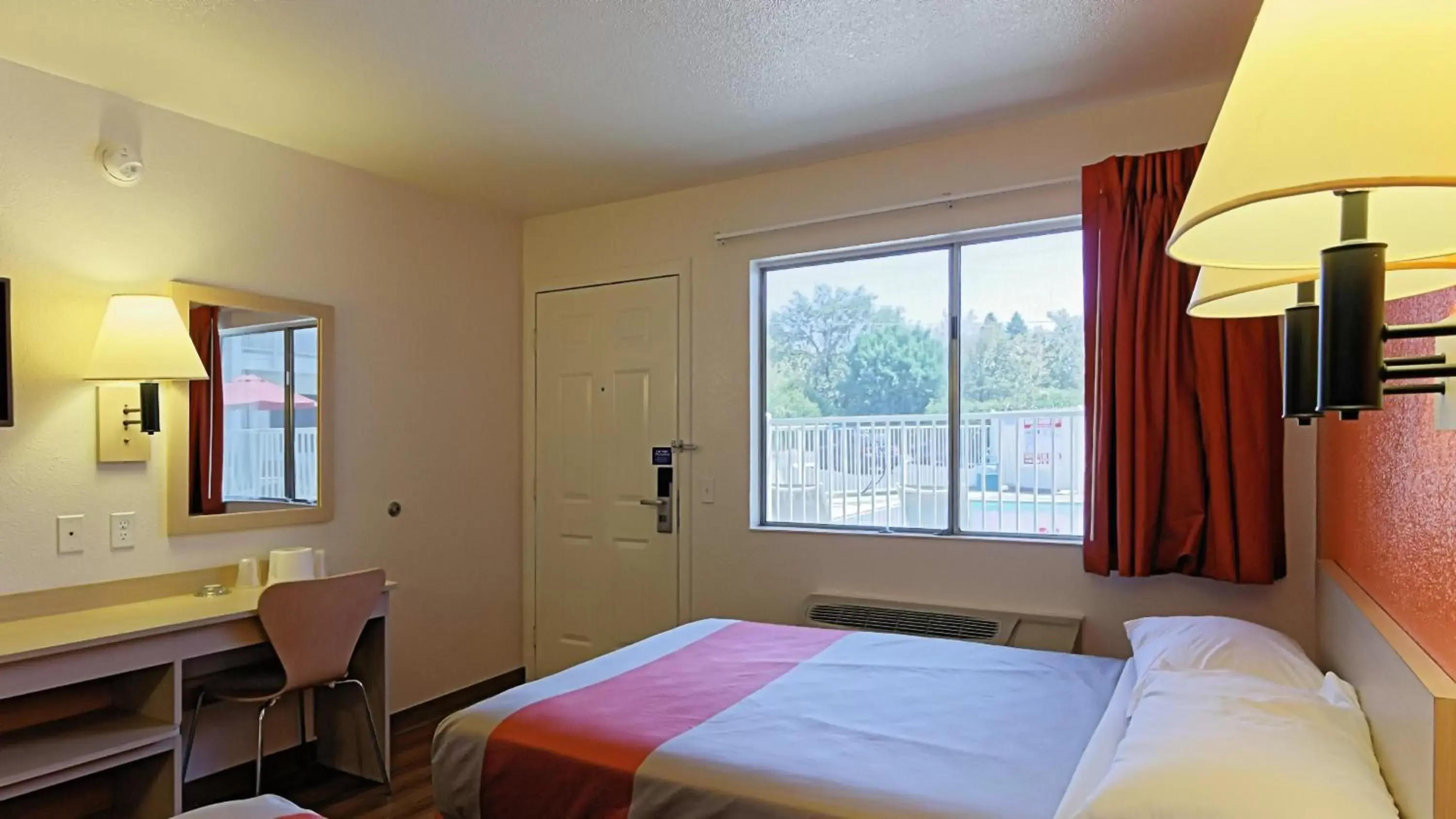 Bed in Motel 6-Chico, CA