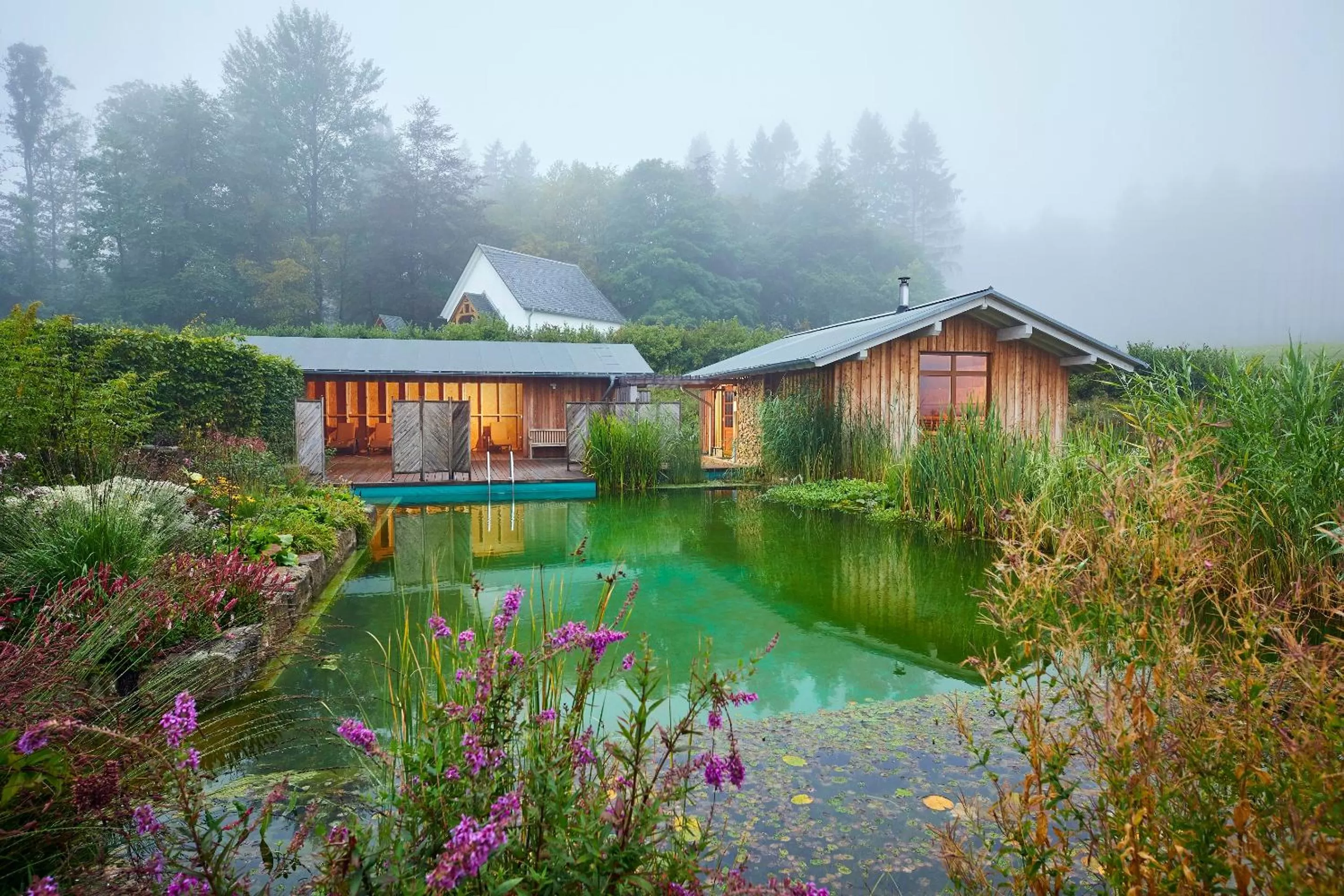 Open Air Bath, Property Building in Hotel Rimberg